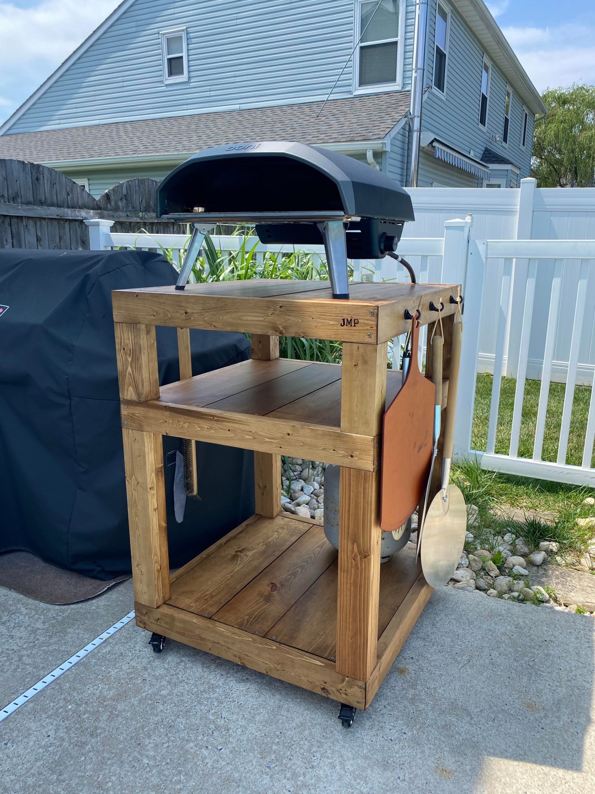 Ooni Pizza Cart Dining and Cooking