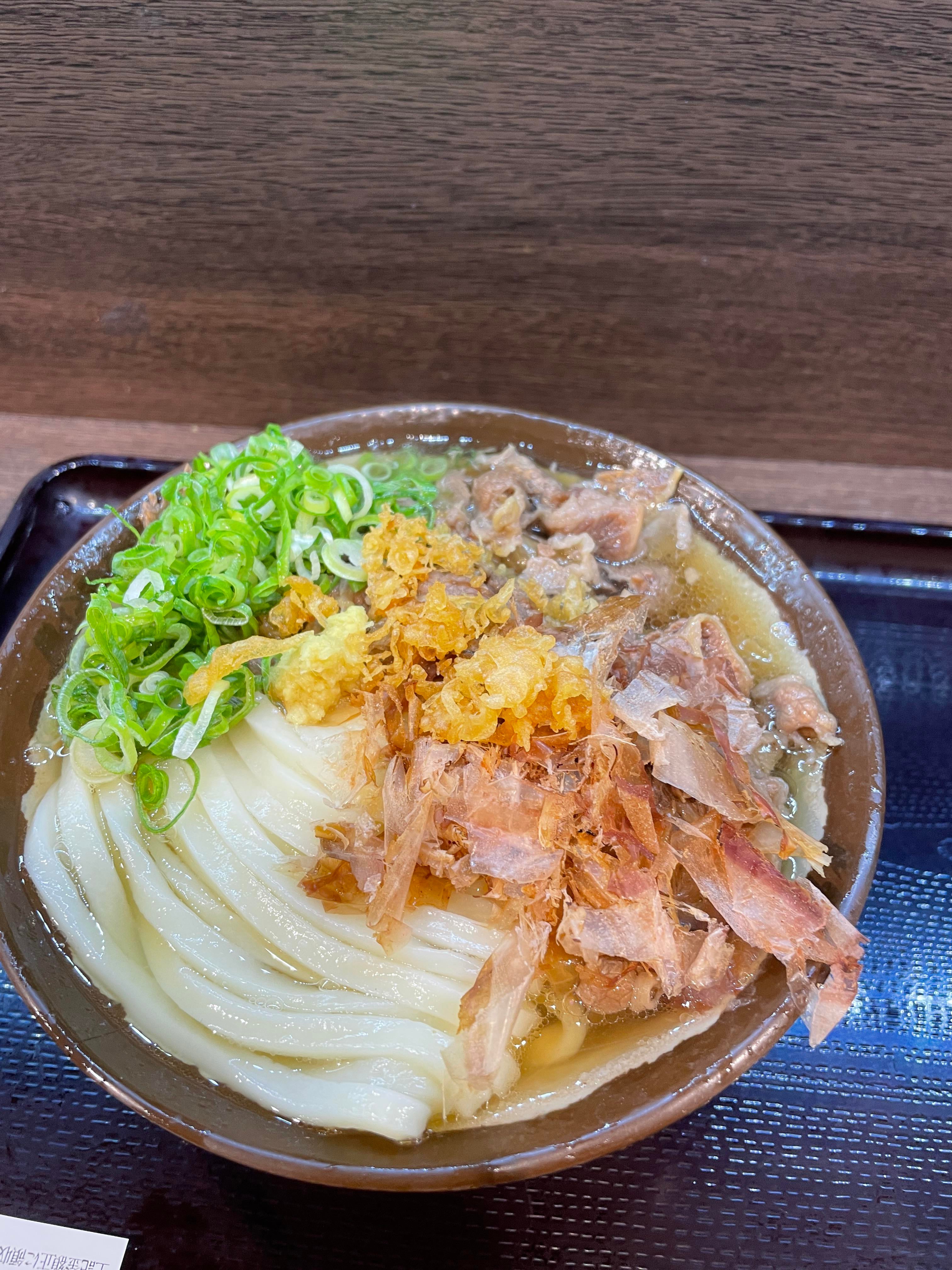 Beef Udon from a little shop jn Ebisu, Tokyo Dining and Cooking