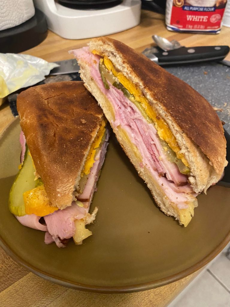 Toasted Cuban sandwich