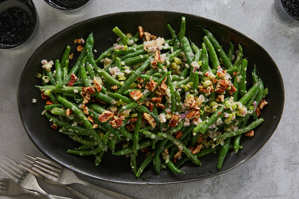 Green Bean Salad With Hot Mustard Dressing