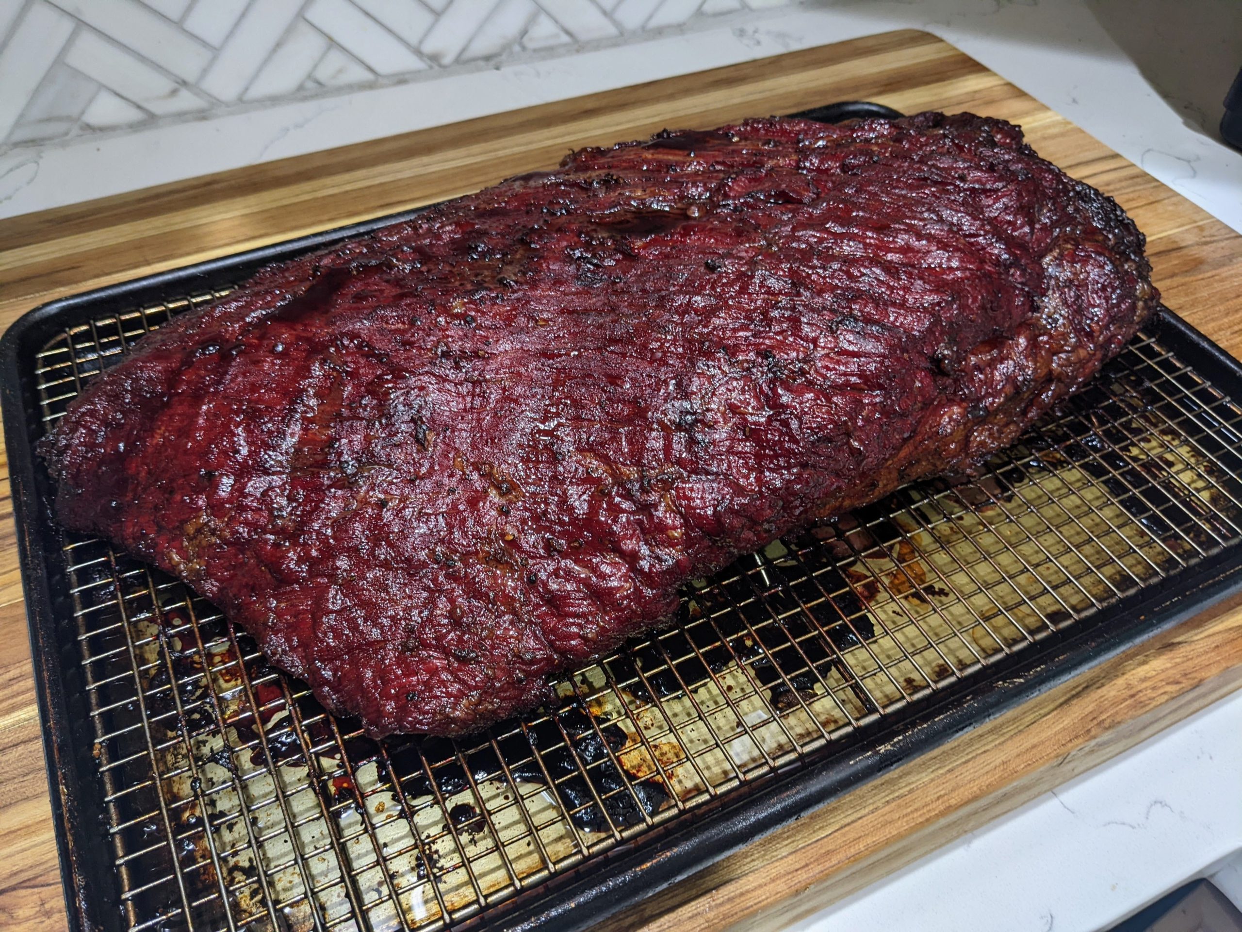 Sous vide + smoked brisket Dining and Cooking