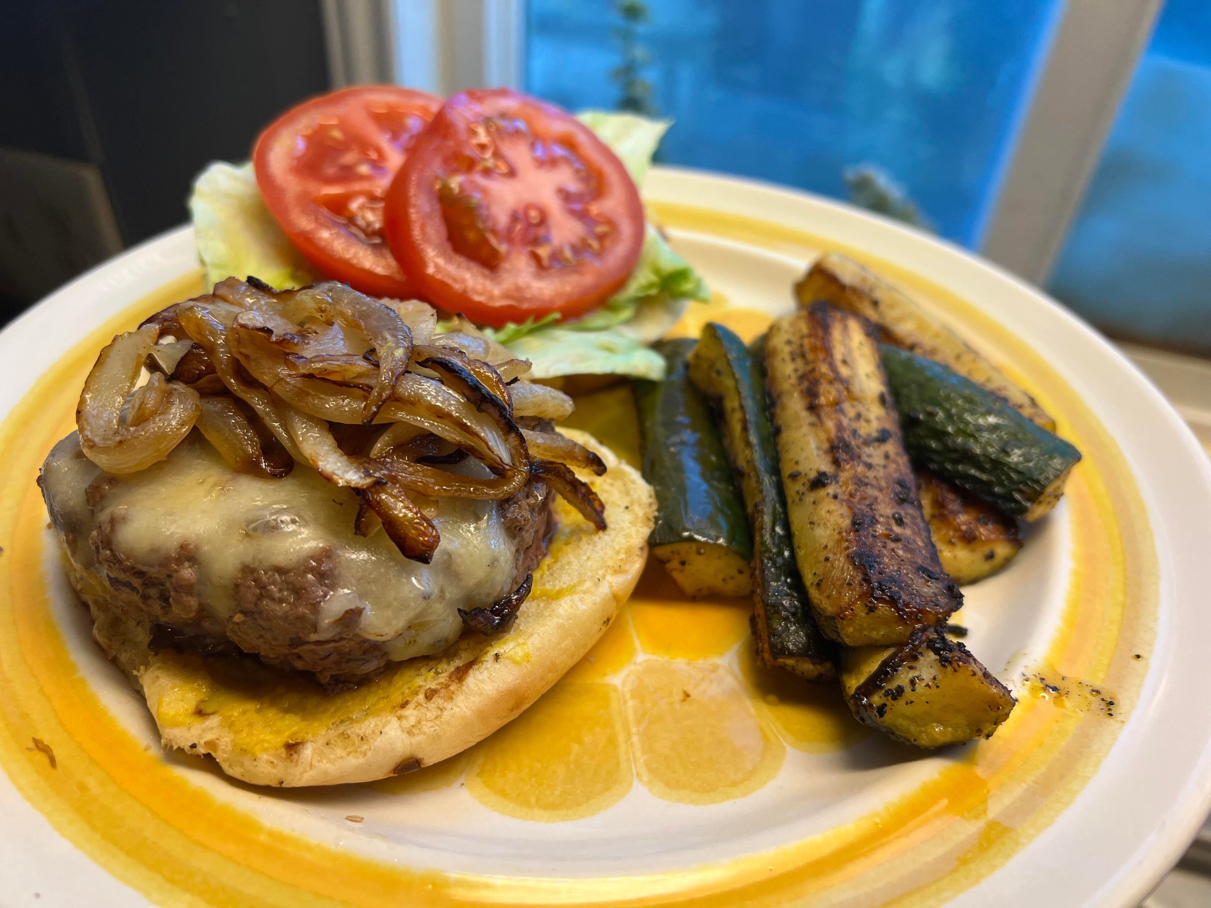 Made 1/3 lb pub burgers the other night Dining and Cooking