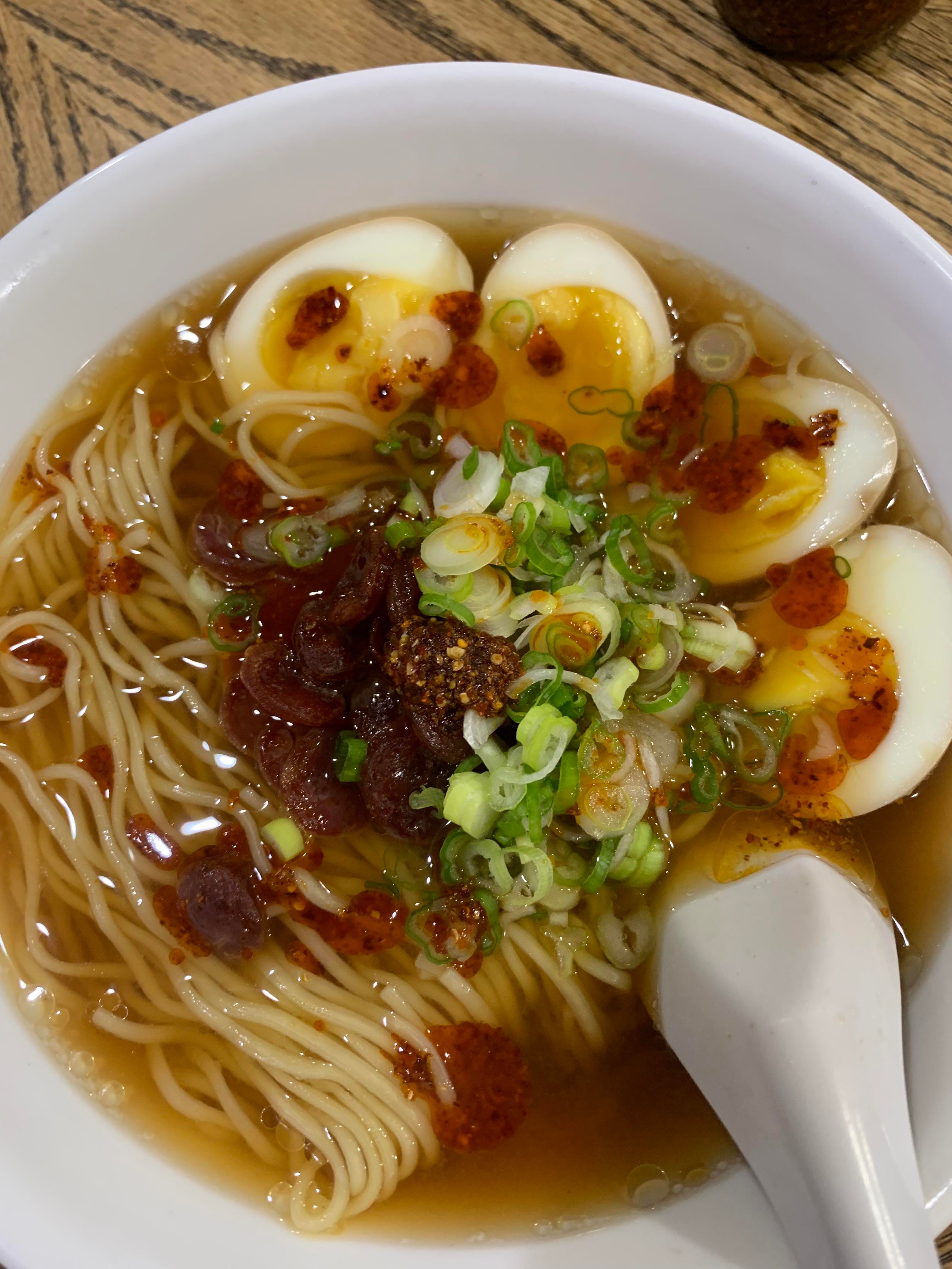 Instant ramen + Din Tai Fung chili oil Dining and Cooking
