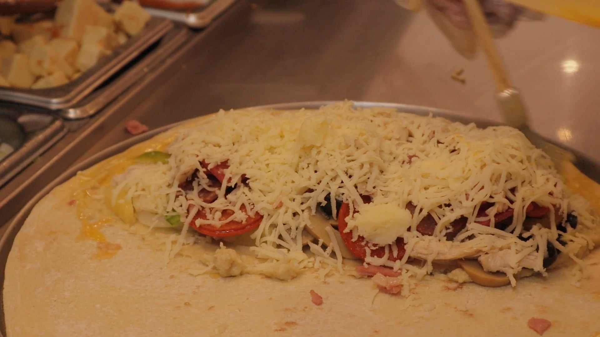 Calzone made by Aventino's Pizza in the Philippines Dining and Cooking