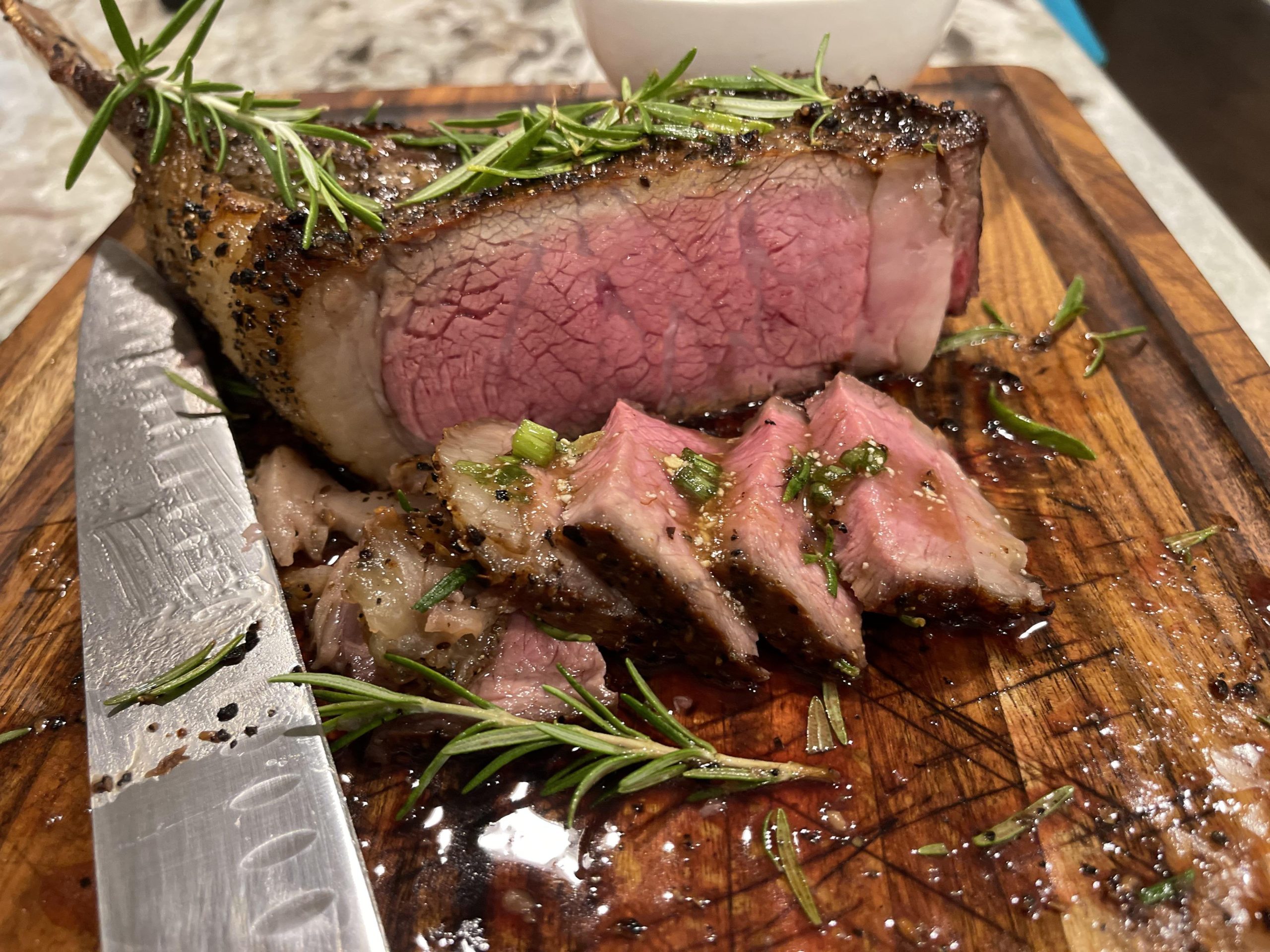 Reverse sear cowboy steak Dining and Cooking