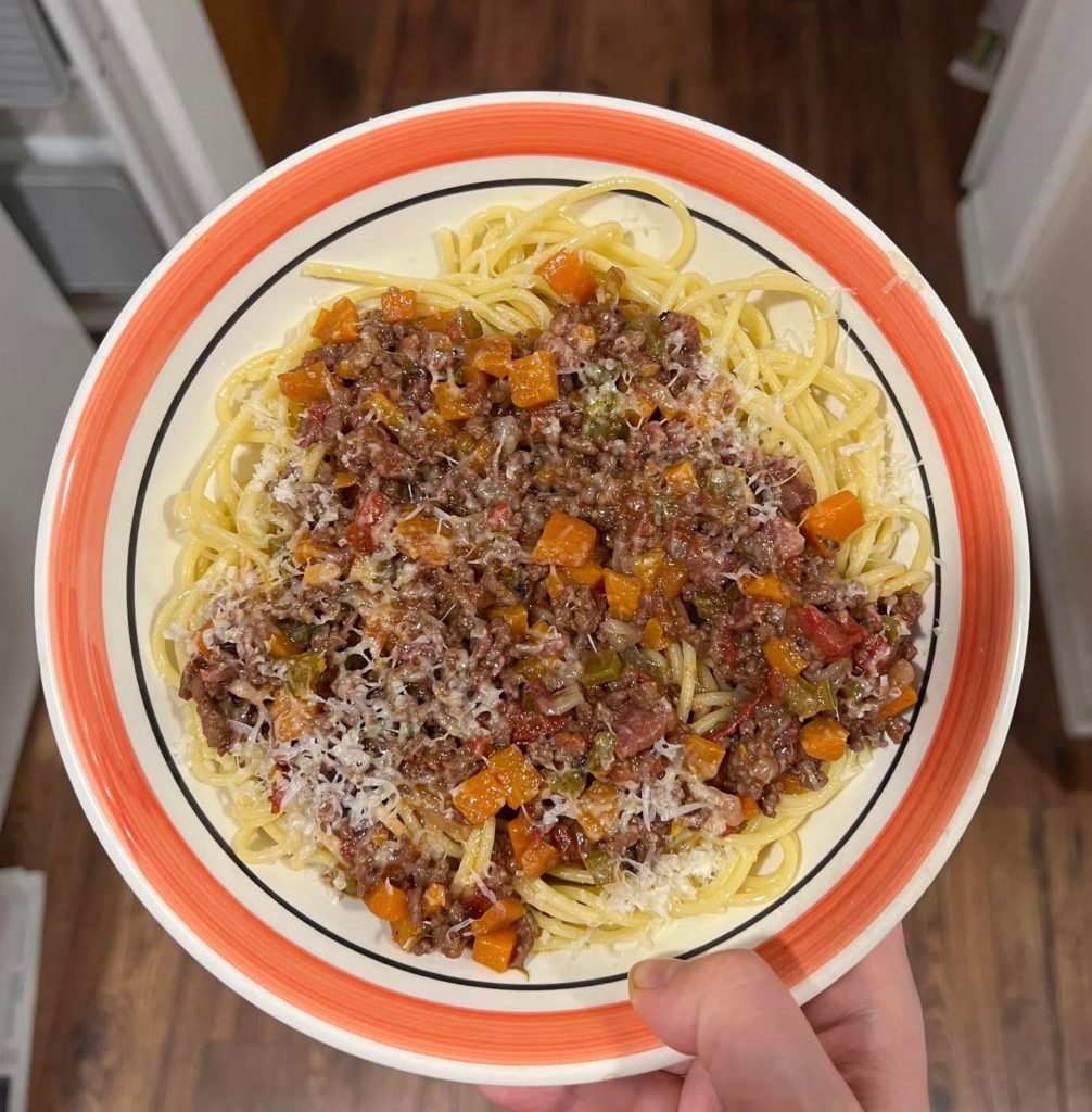 [Homemade] Spaghetti Bolognese
