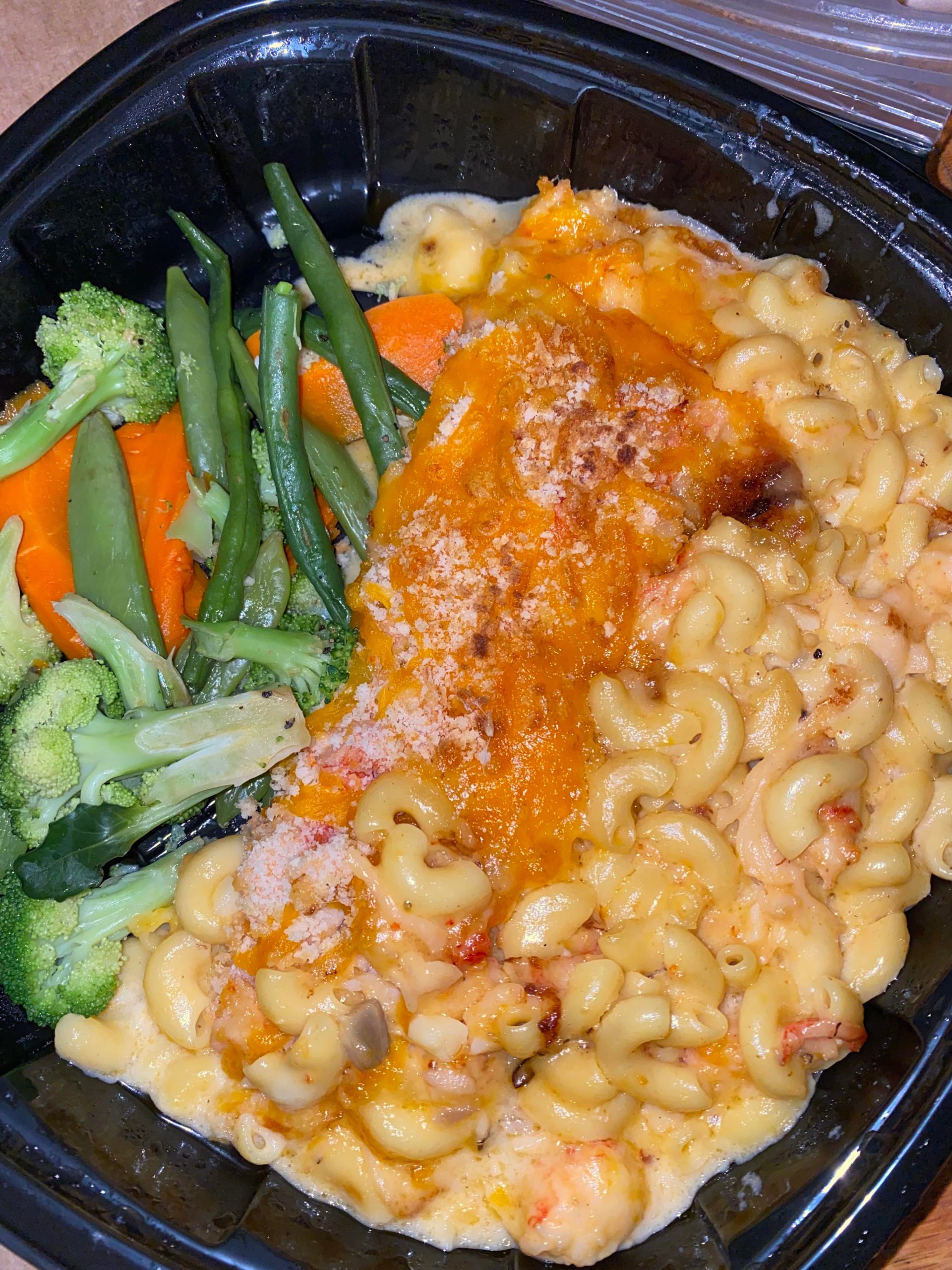 Lobster mac with made by my little brother Dining and Cooking