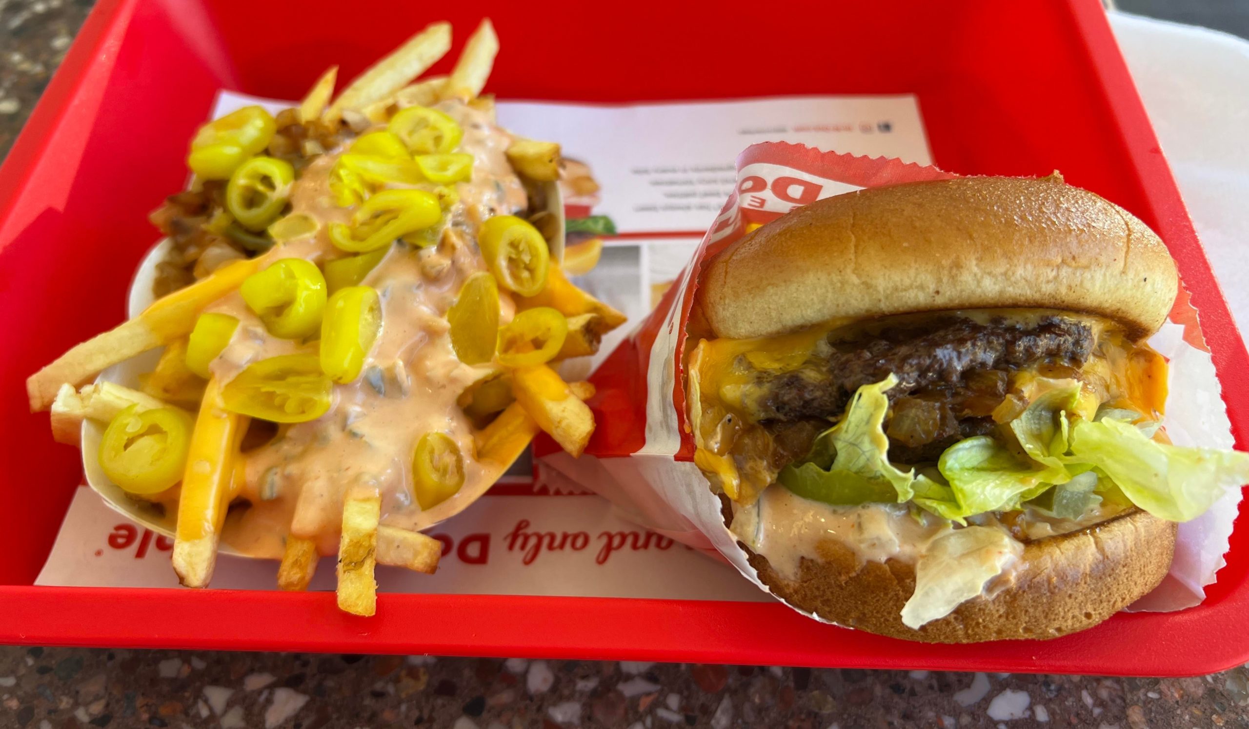 Animal Burger. Animal Fries. Dining and Cooking