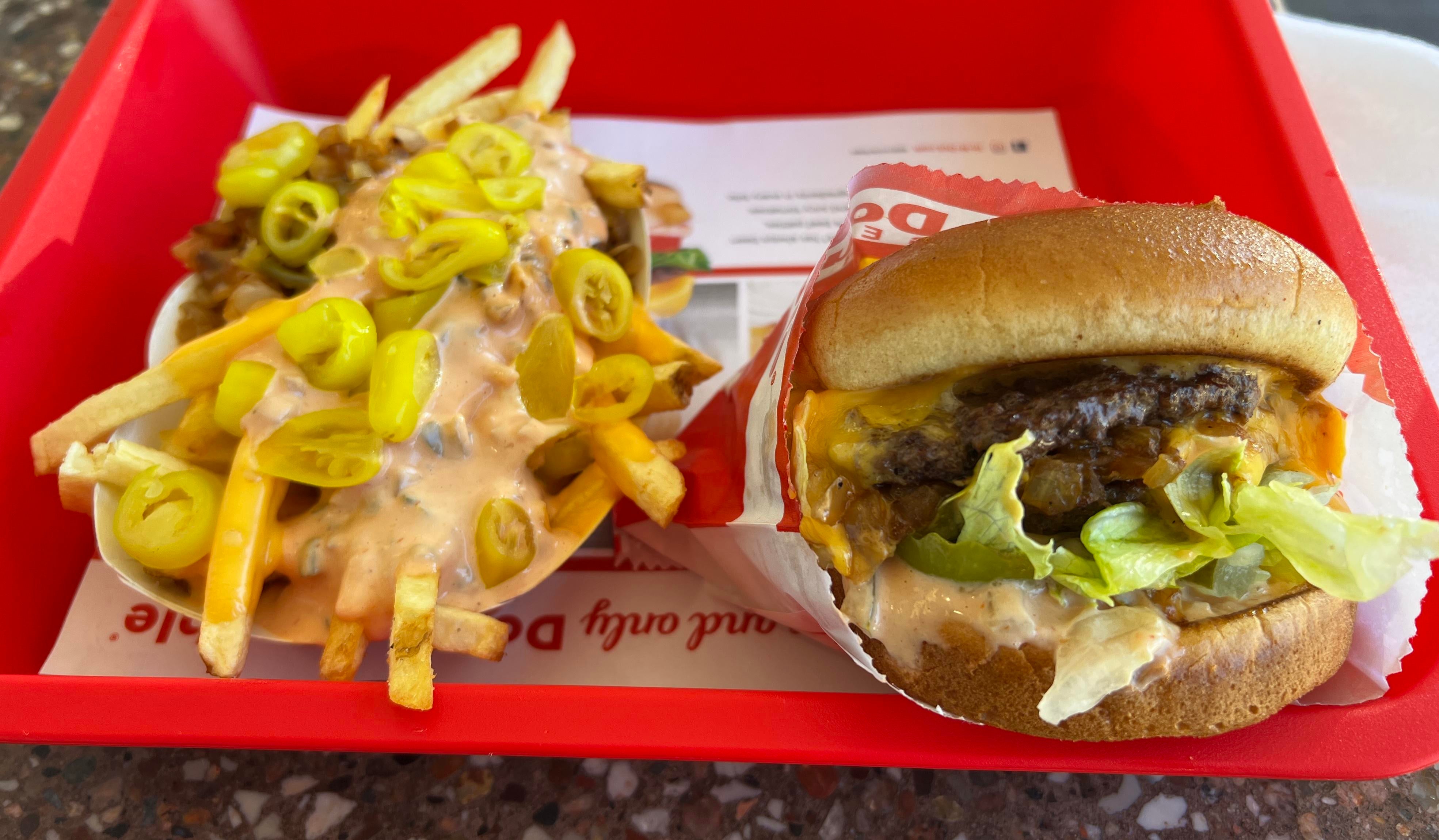 Animal Burger. Animal Fries. Dining and Cooking