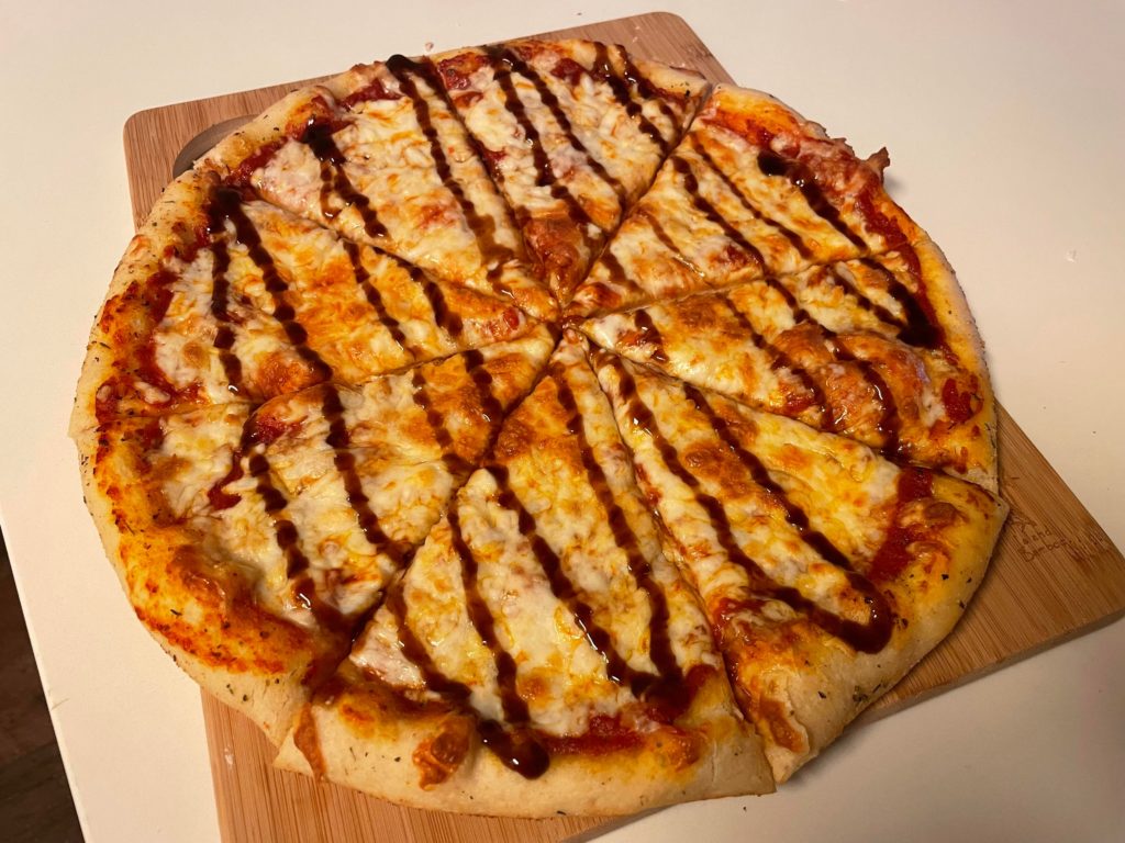 cheese + balsamic glaze