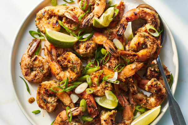 Grilled Shrimp With Chile and Garlic