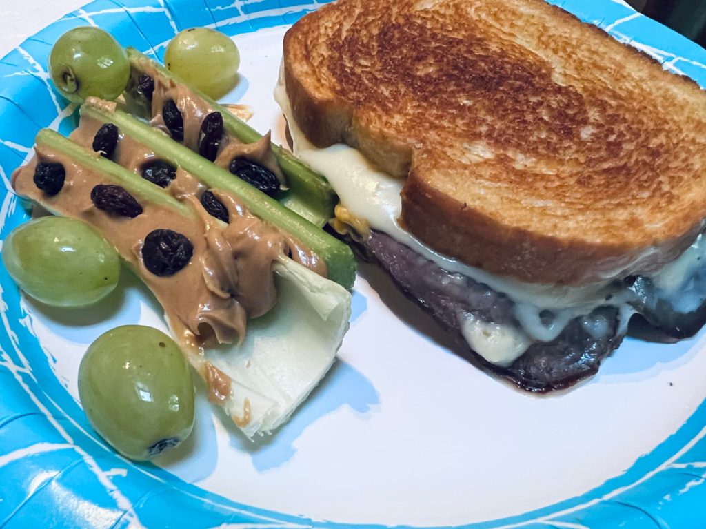 Sourdough roast beef melt
