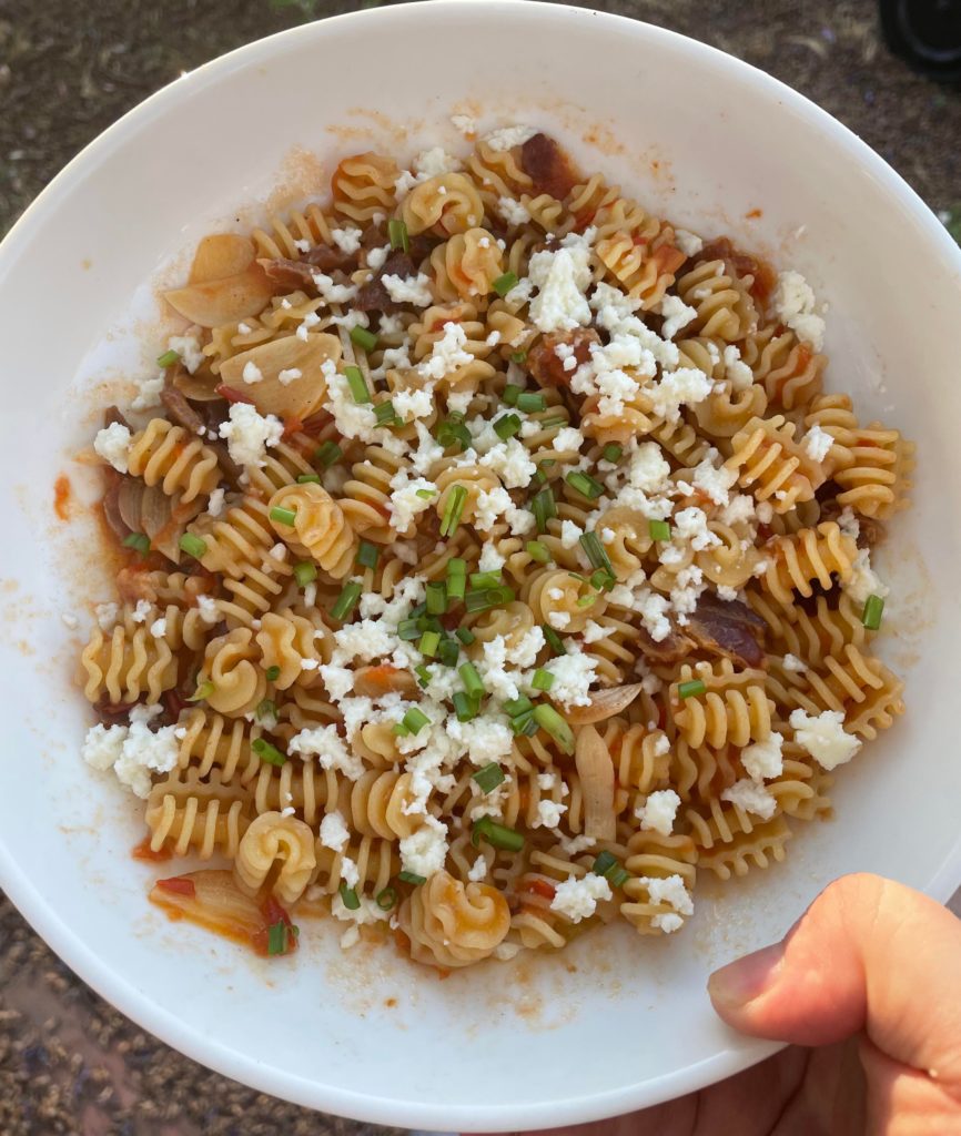 Radiatori is quickly becoming my favorite pasta shape.