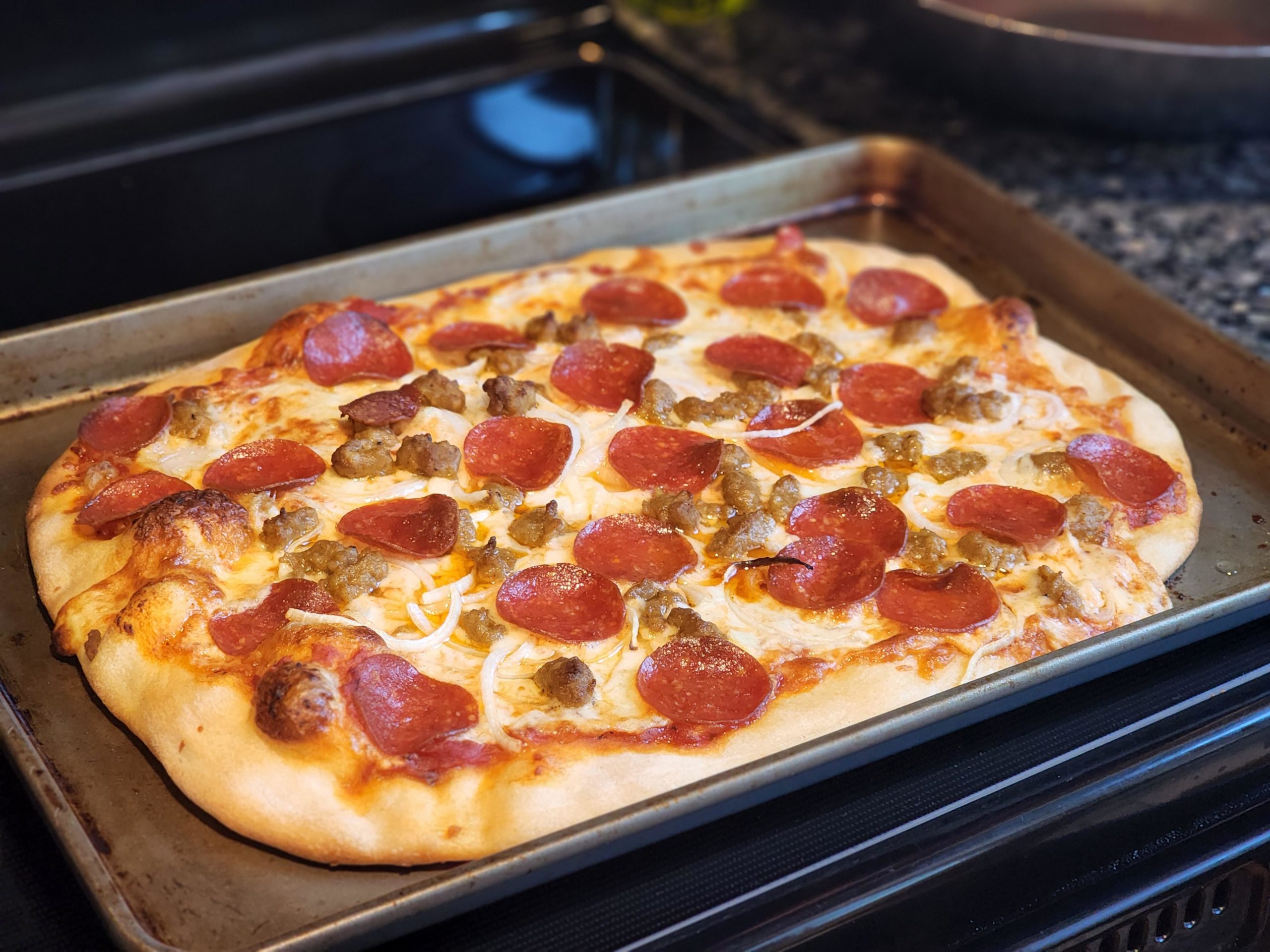 Homemade Oven Pizza Dining and Cooking