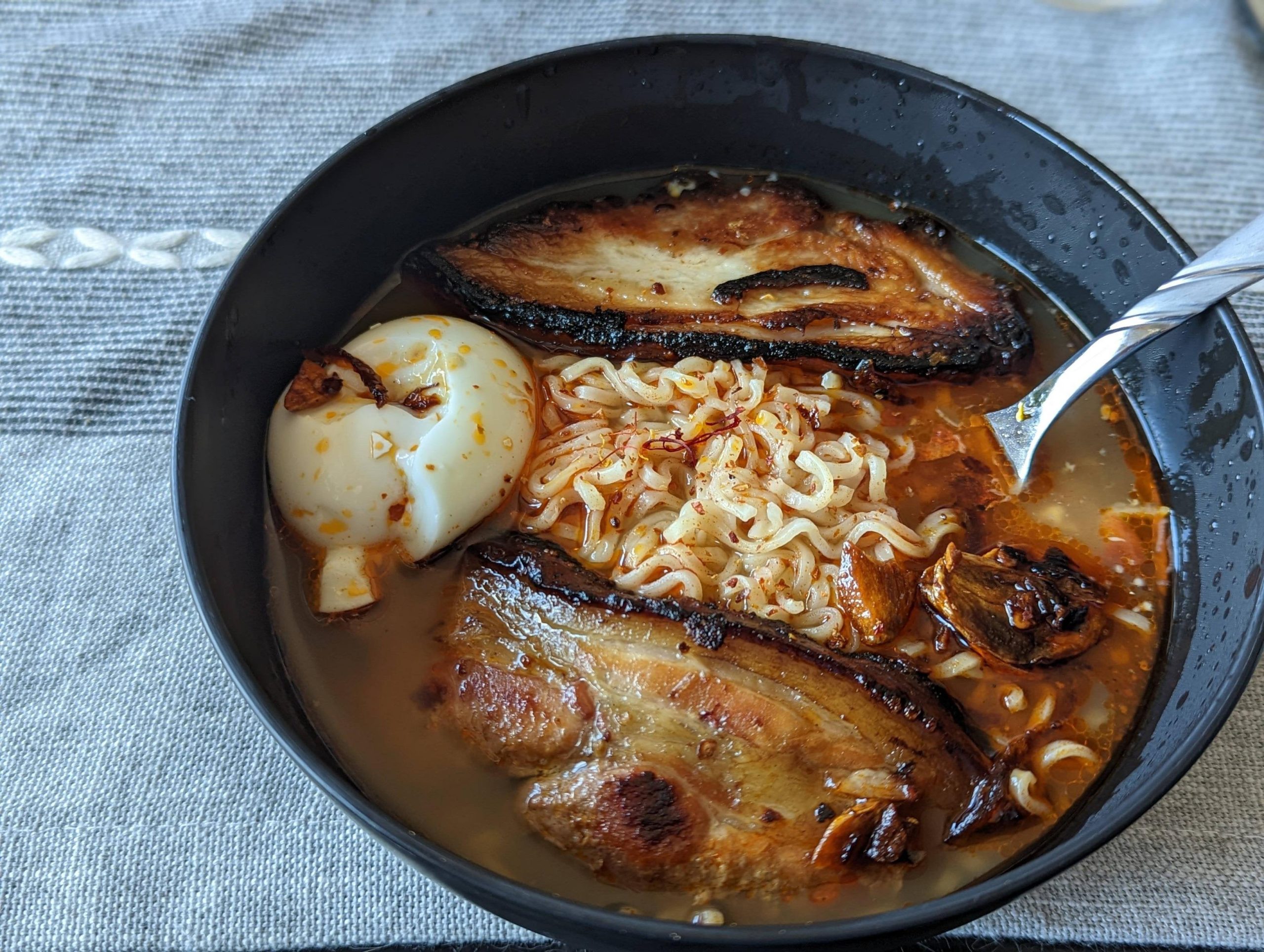 My smoked pork belly ramen Dining and Cooking