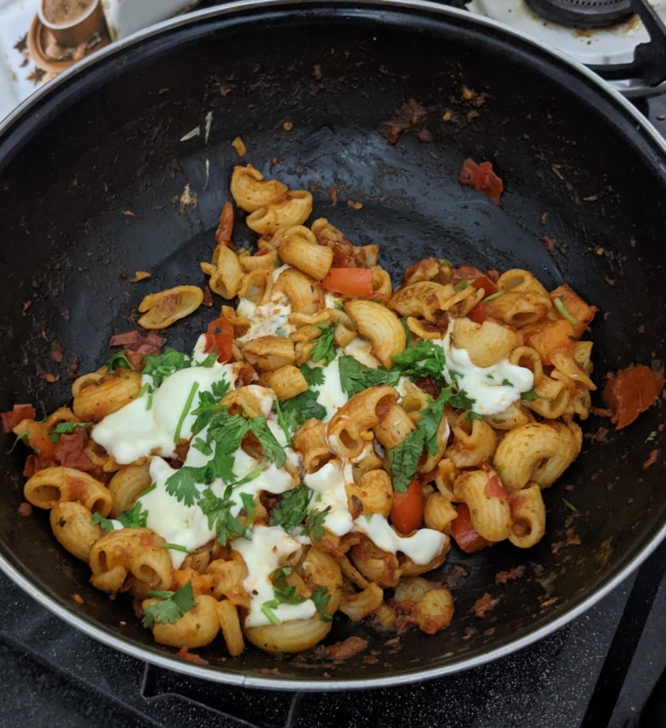This might not look much , but this is the tastiest pasta I've ever made