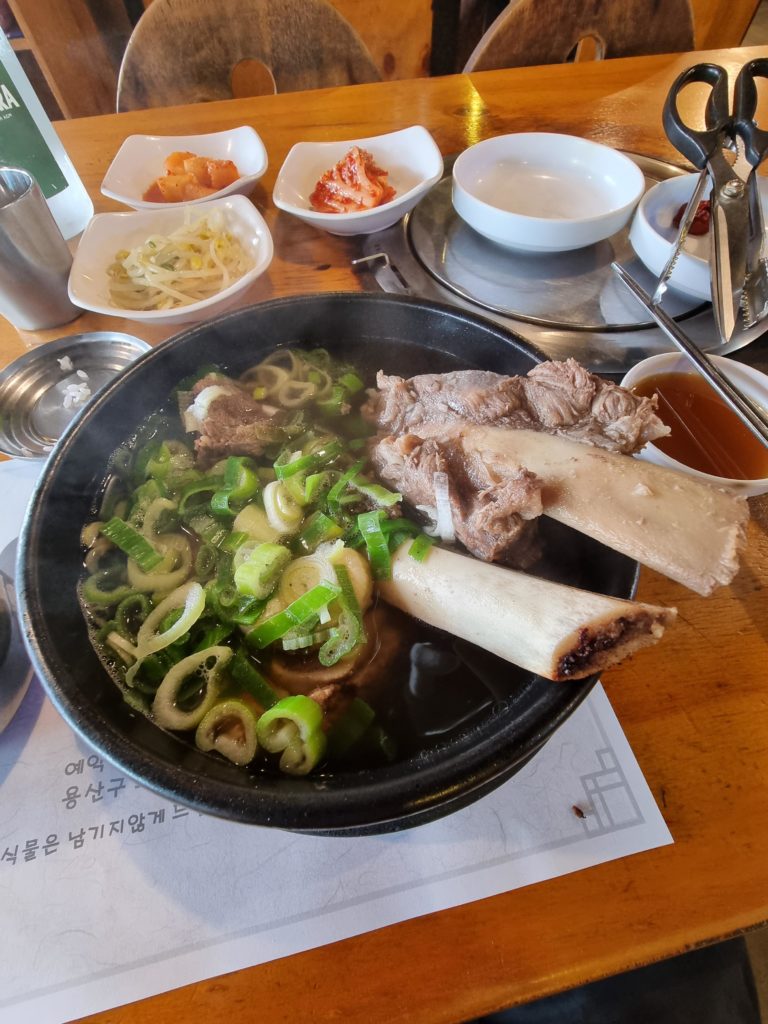 One of my favorite meals, Galbi-tang! Beef short ribs soup