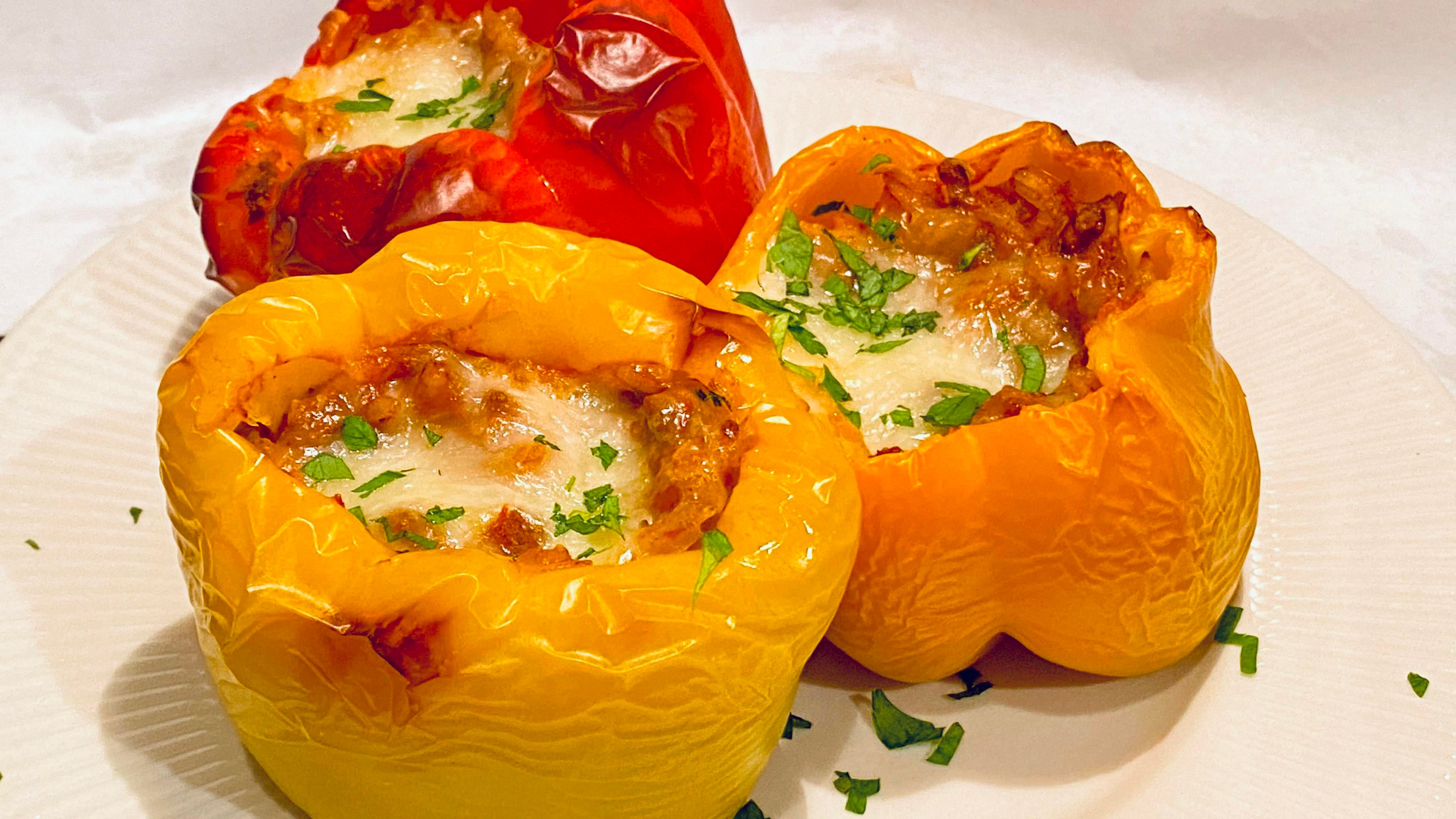 [homemade] I made this stuff bell peppers my kids loved them. Dining