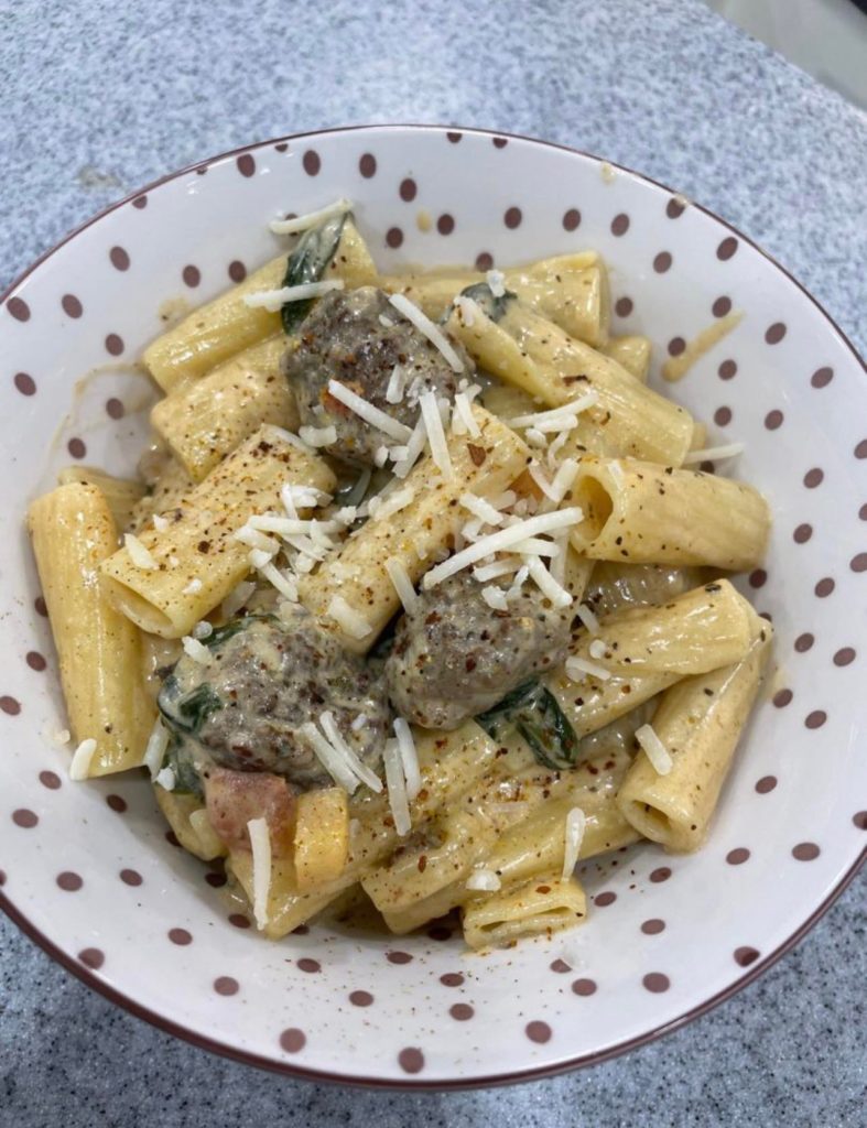Chicken sausage pasta!