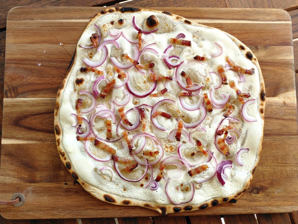 Flammekueche - Traditional Alsatian 'Pizza'