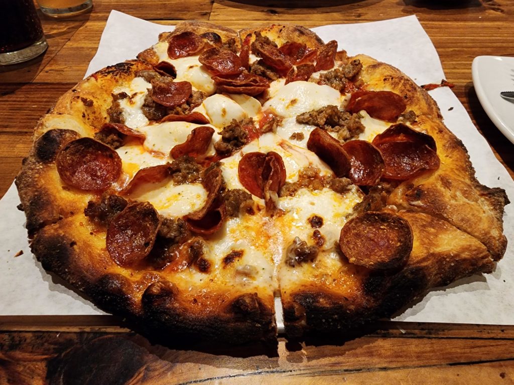 Woodfire Pepperoni Sausage Pizza