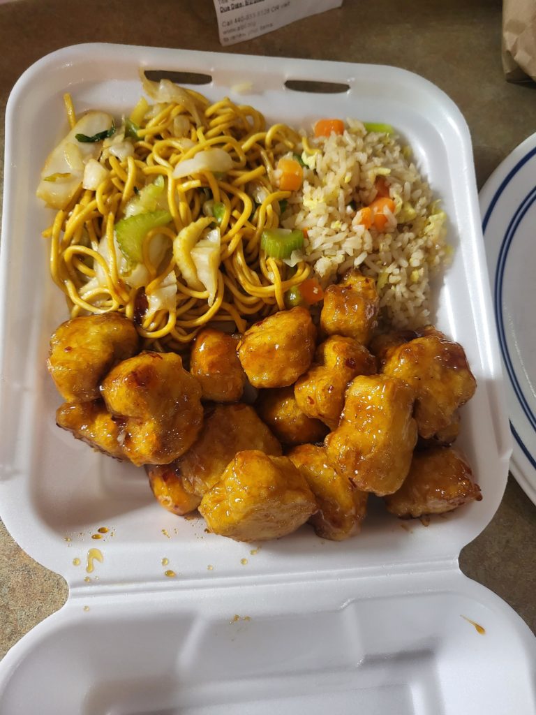 Panda Express launched the Orange Beyond Chicken in the US today at all locations. Highly recommended!