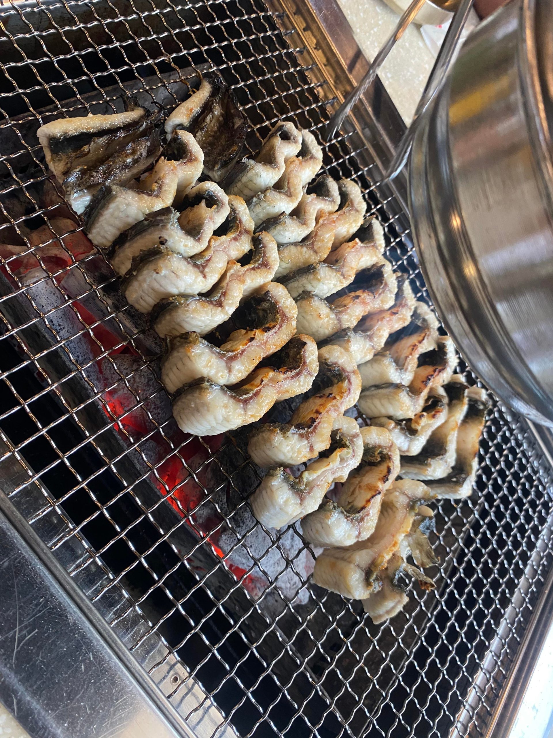 One of my favorite Korean foods 장어구이(grilled eels) you’ve got to try