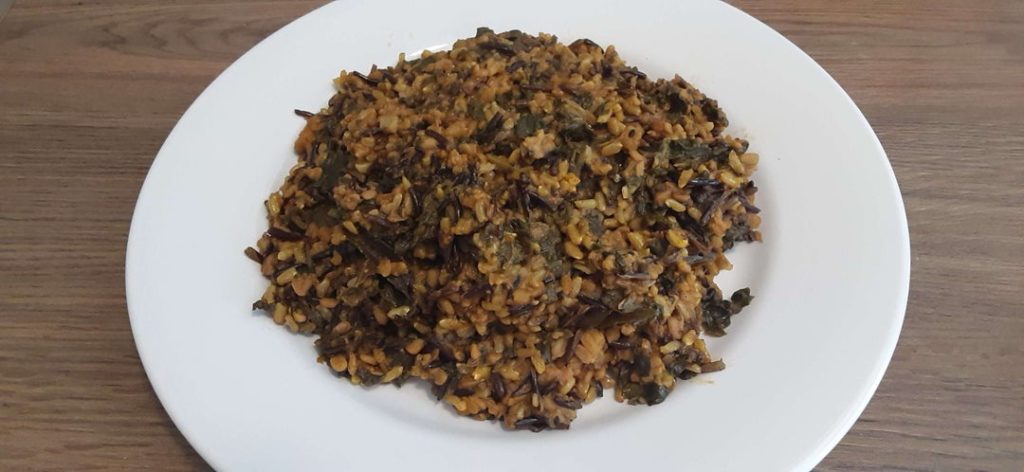 Urad Dal Wild Rice Khichdi, Instant Pot