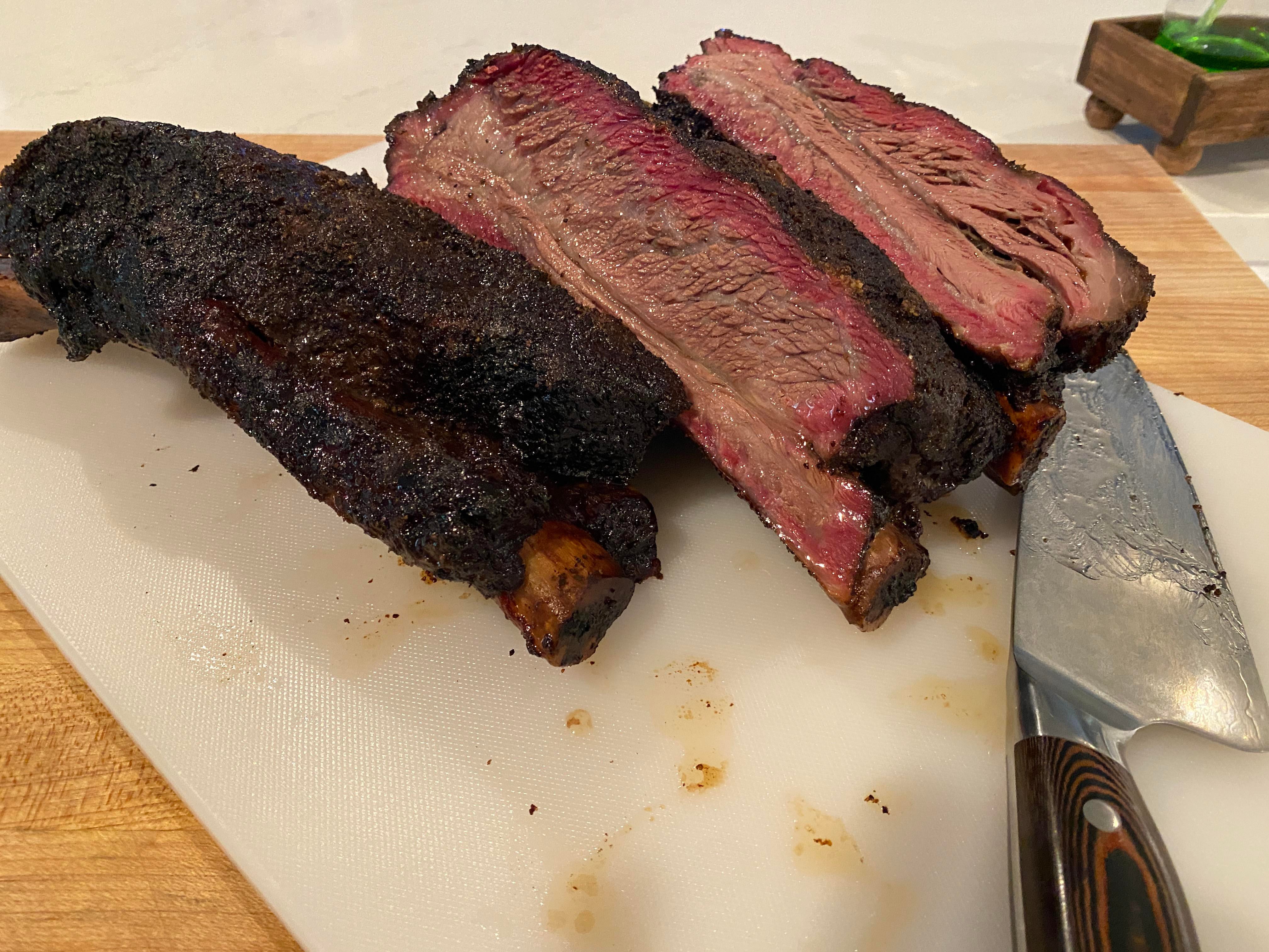 Beef “Dino” ribs fist time poster Dining and Cooking
