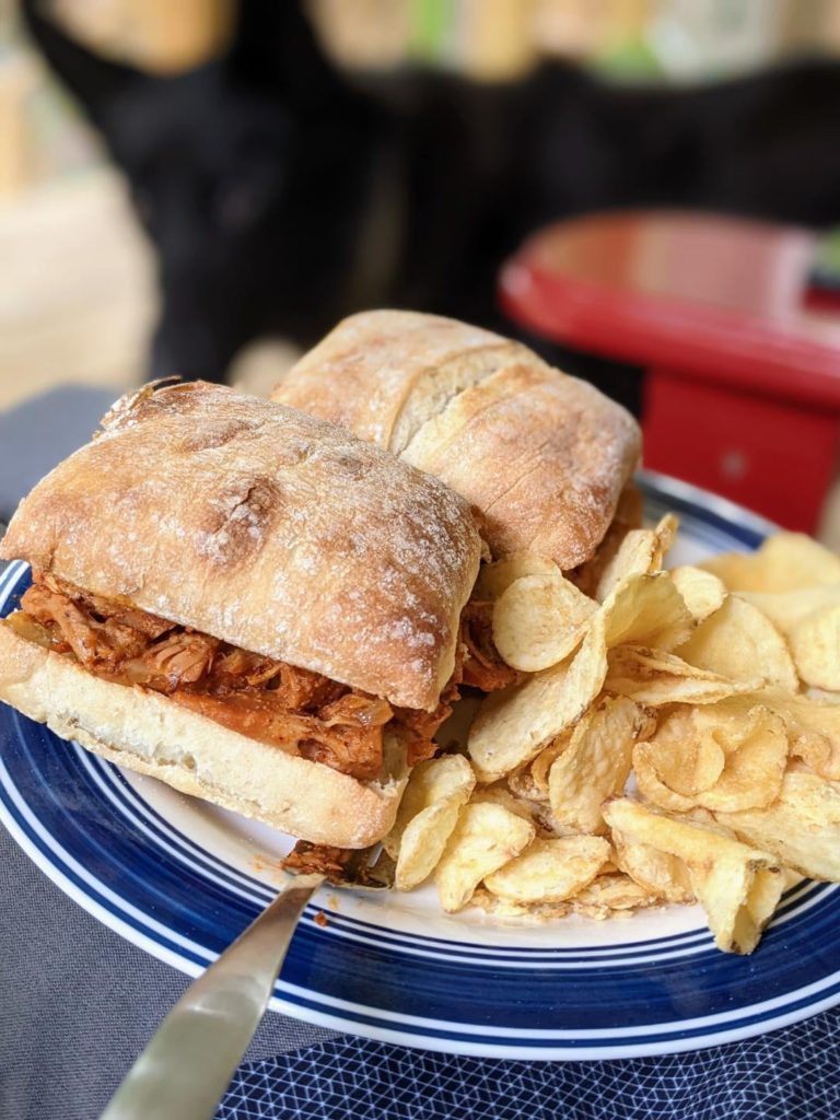Vegetarian Pulled "Pork" Sammies