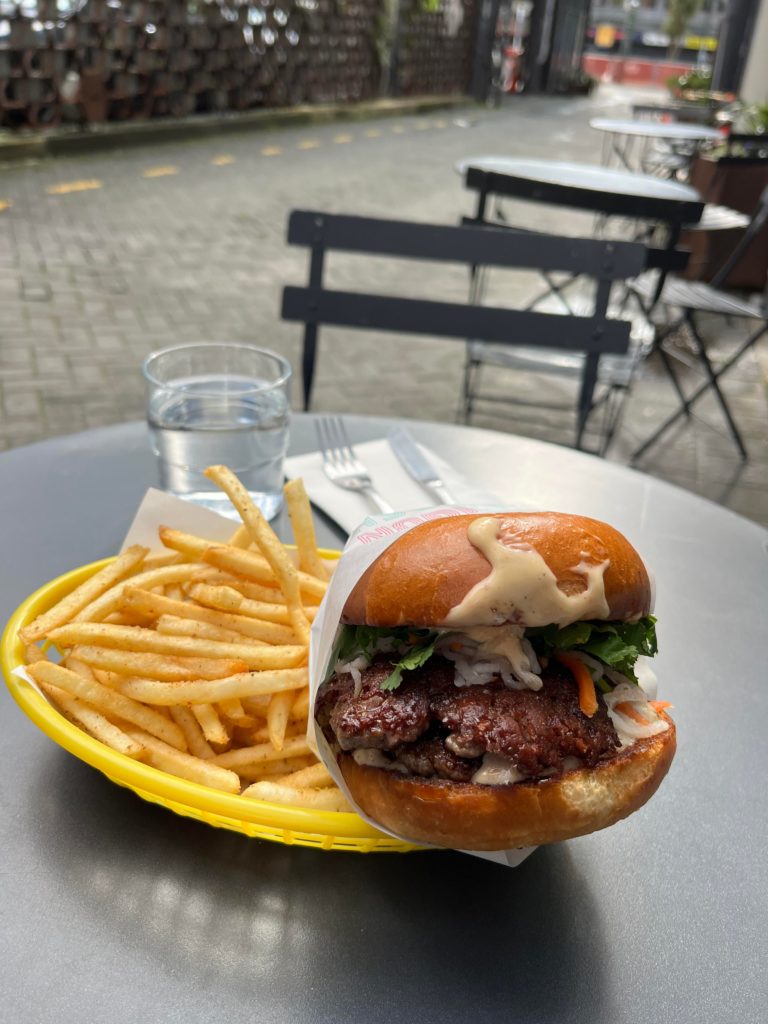 Annual Burger festival in Wellington, NZ - Egmont St Eatery - the Saigon Smash