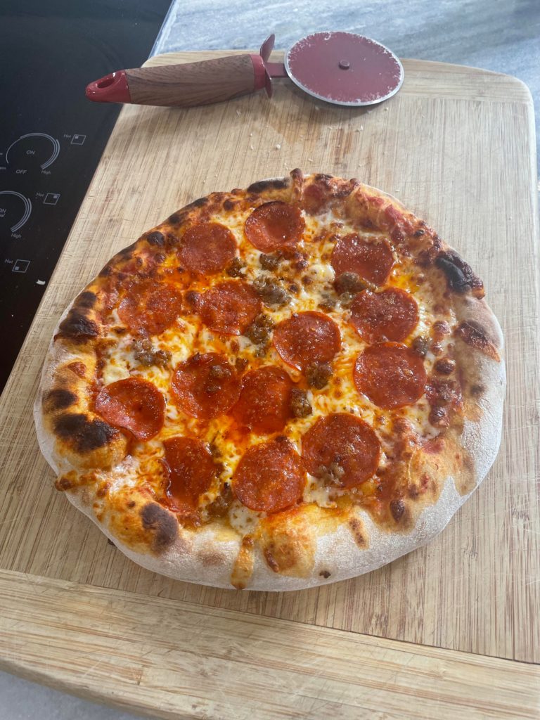 Pepperoni and sausage