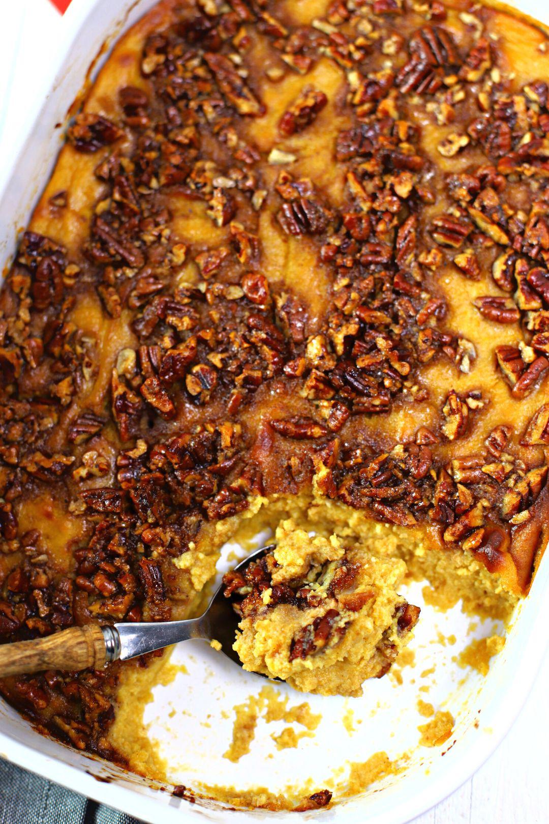 Keto "Sweet Potato" Casserole Dining and Cooking