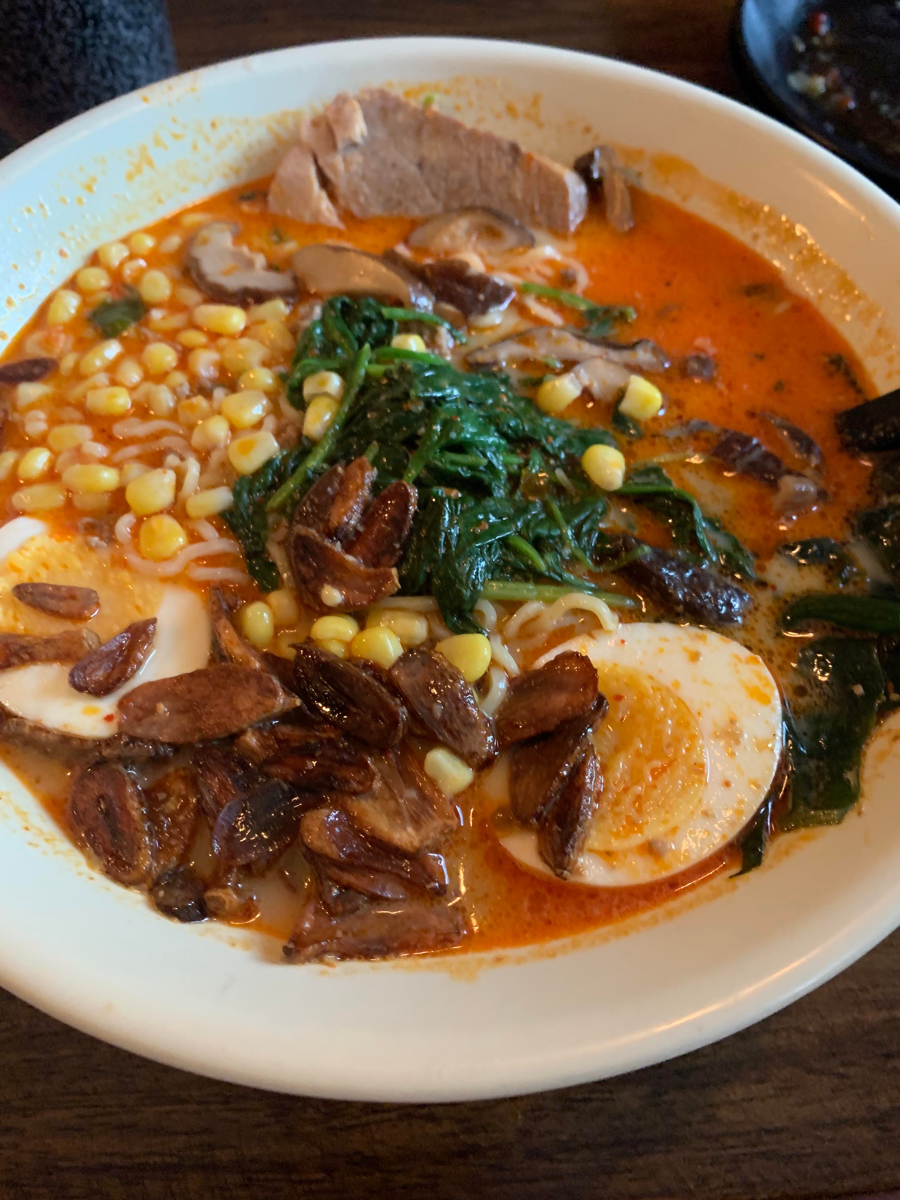 First time trying tantanmen, broth was amazing! Dining and Cooking