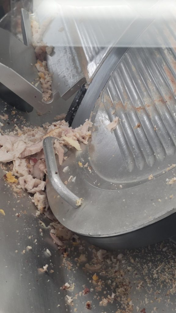 Went to get my "vegetarian sub" and they put the block of cheese on this!!