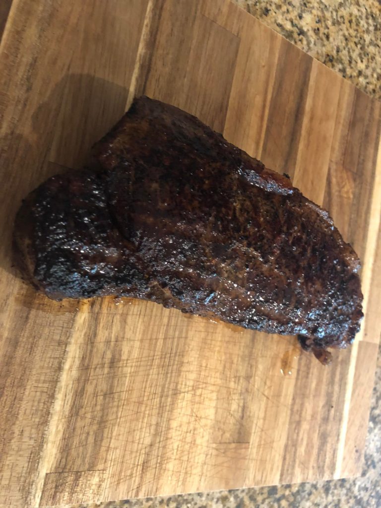 New York strip. Medium.