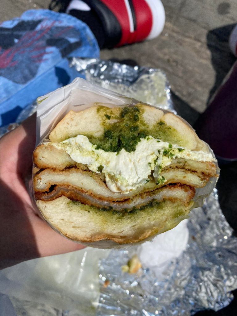 Chicken, Mozz, and Pesto