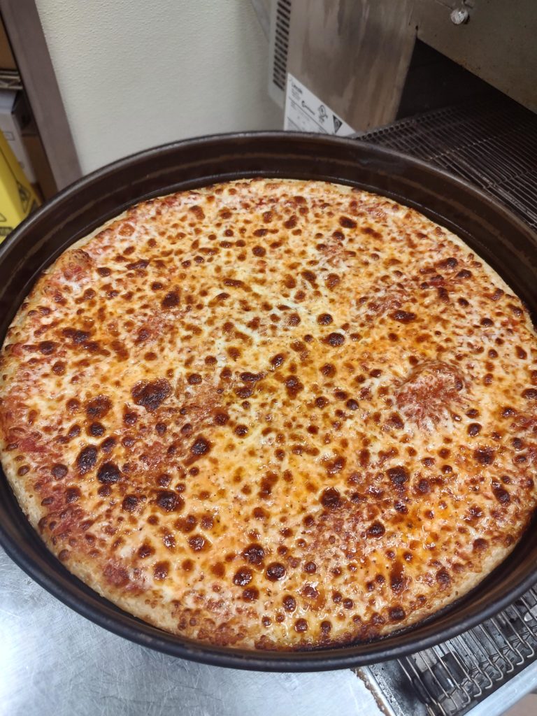 My first pizza I made at work :)