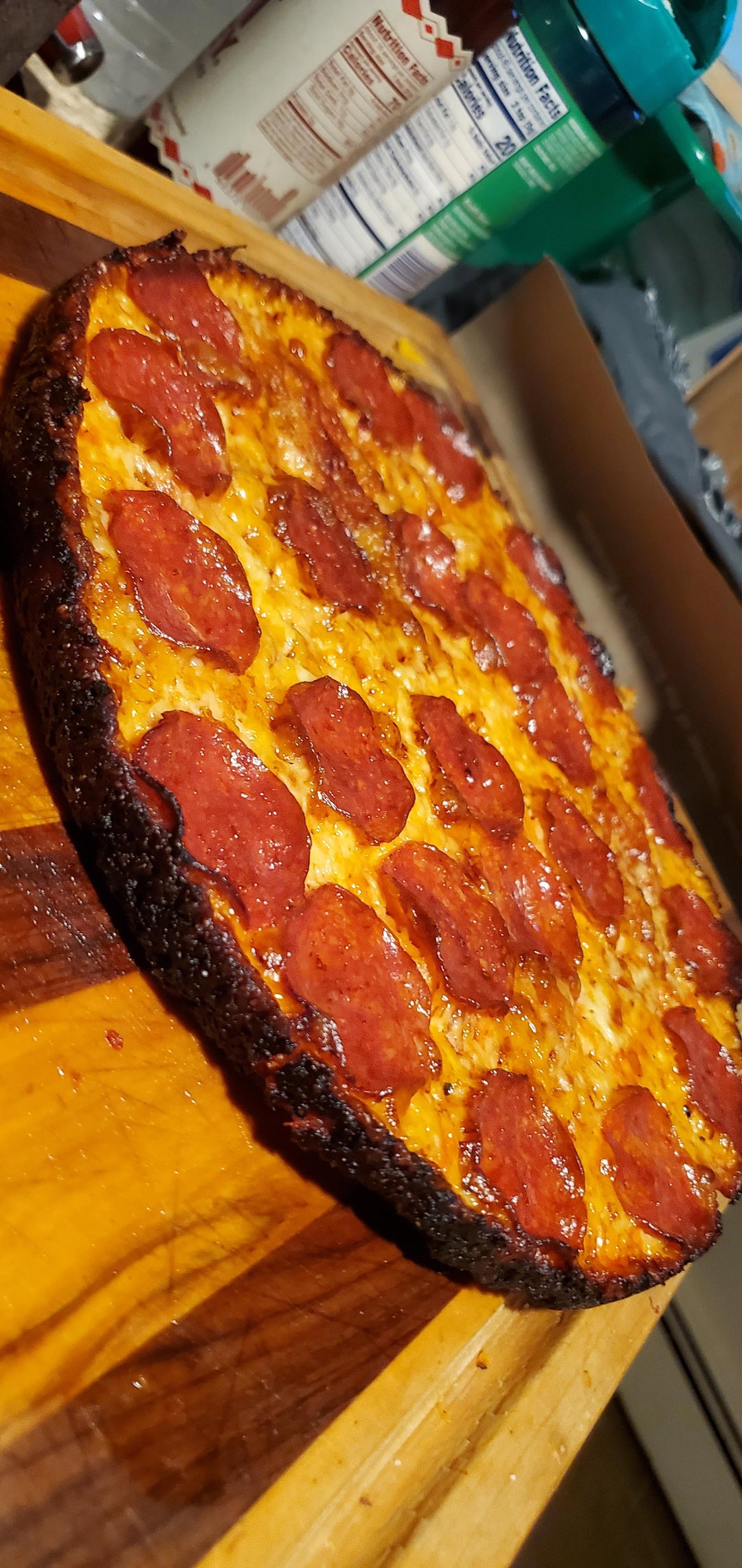 Happy National Pepperoni Pizza Day apparently!! [South Shore Bar Pizza
