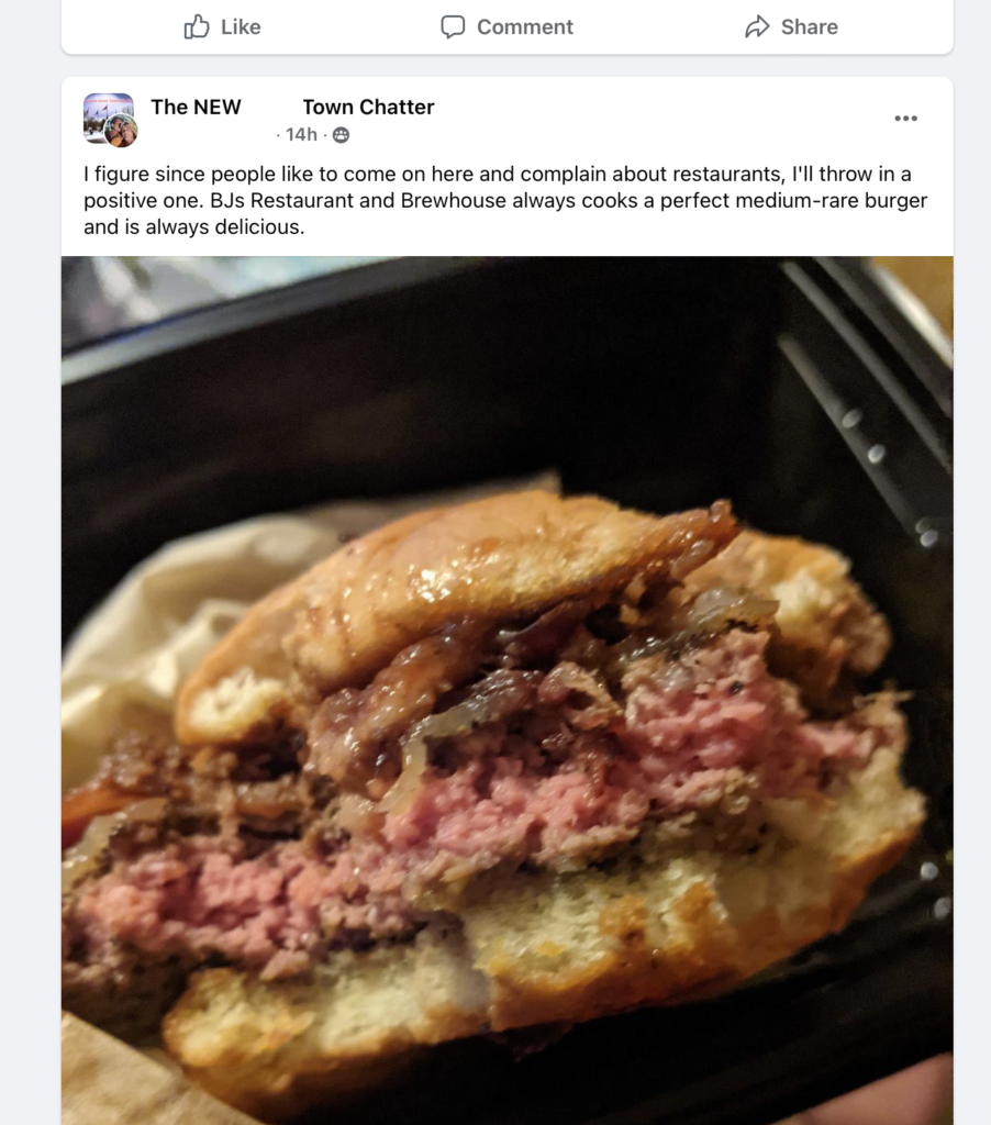 Love going on facebook and seeing some boomer's disgusting half chewed lunch