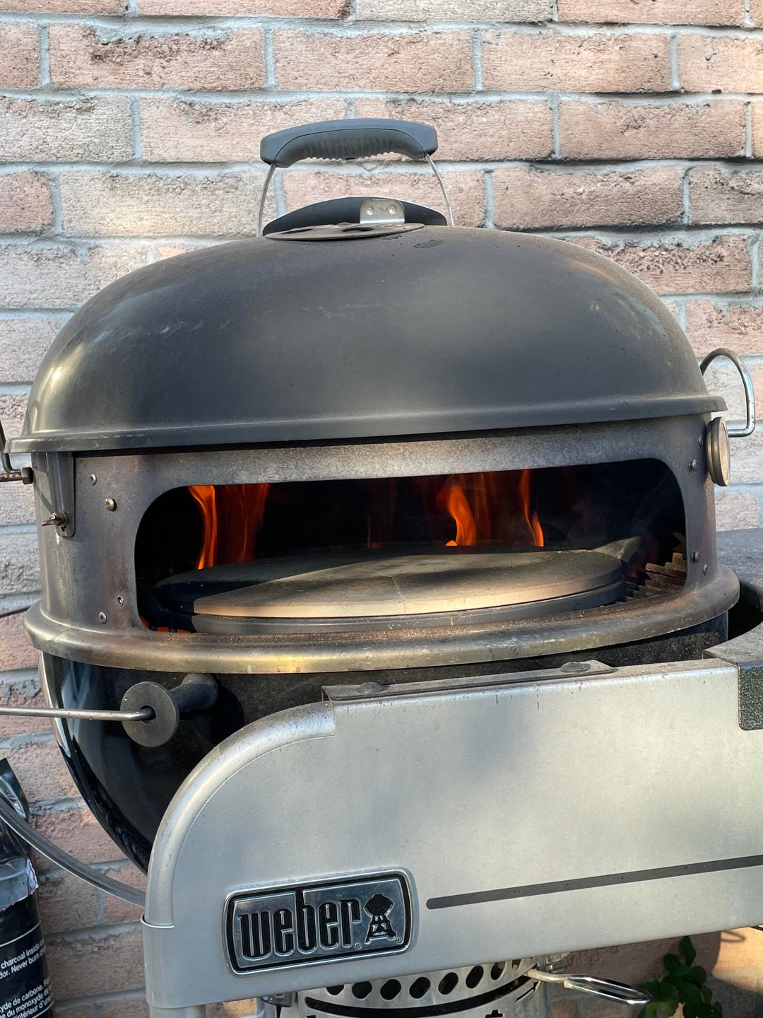 Wood fired pie’s with my er kettle Dining and Cooking