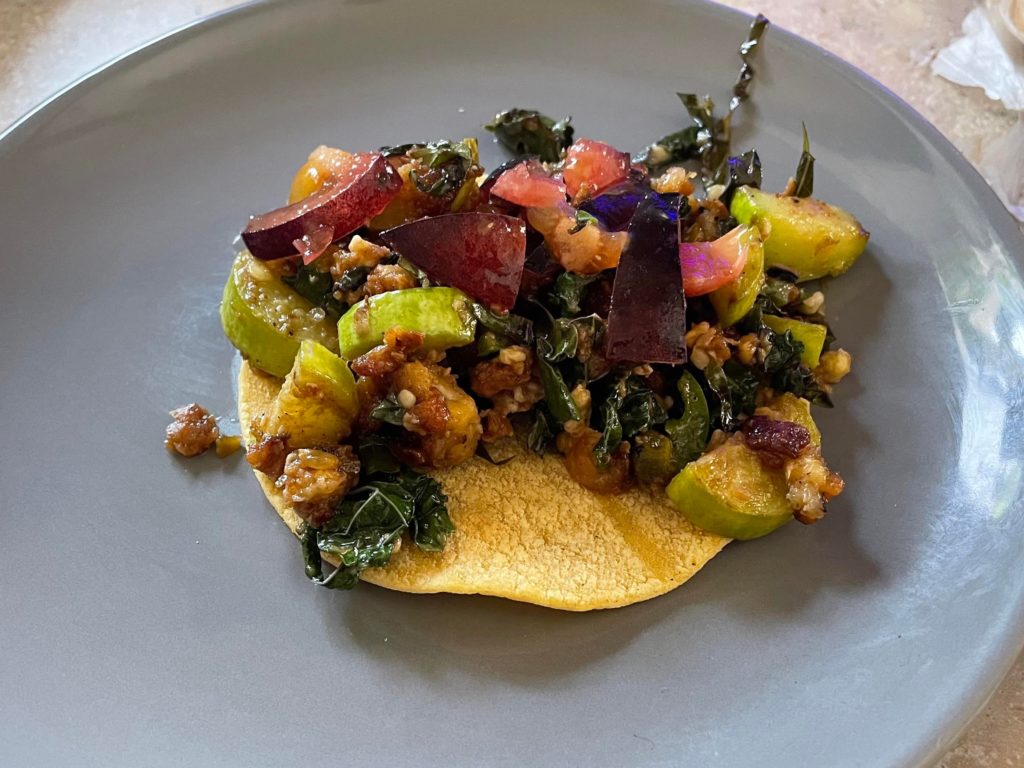 Summer Squash and Tempeh Tacos