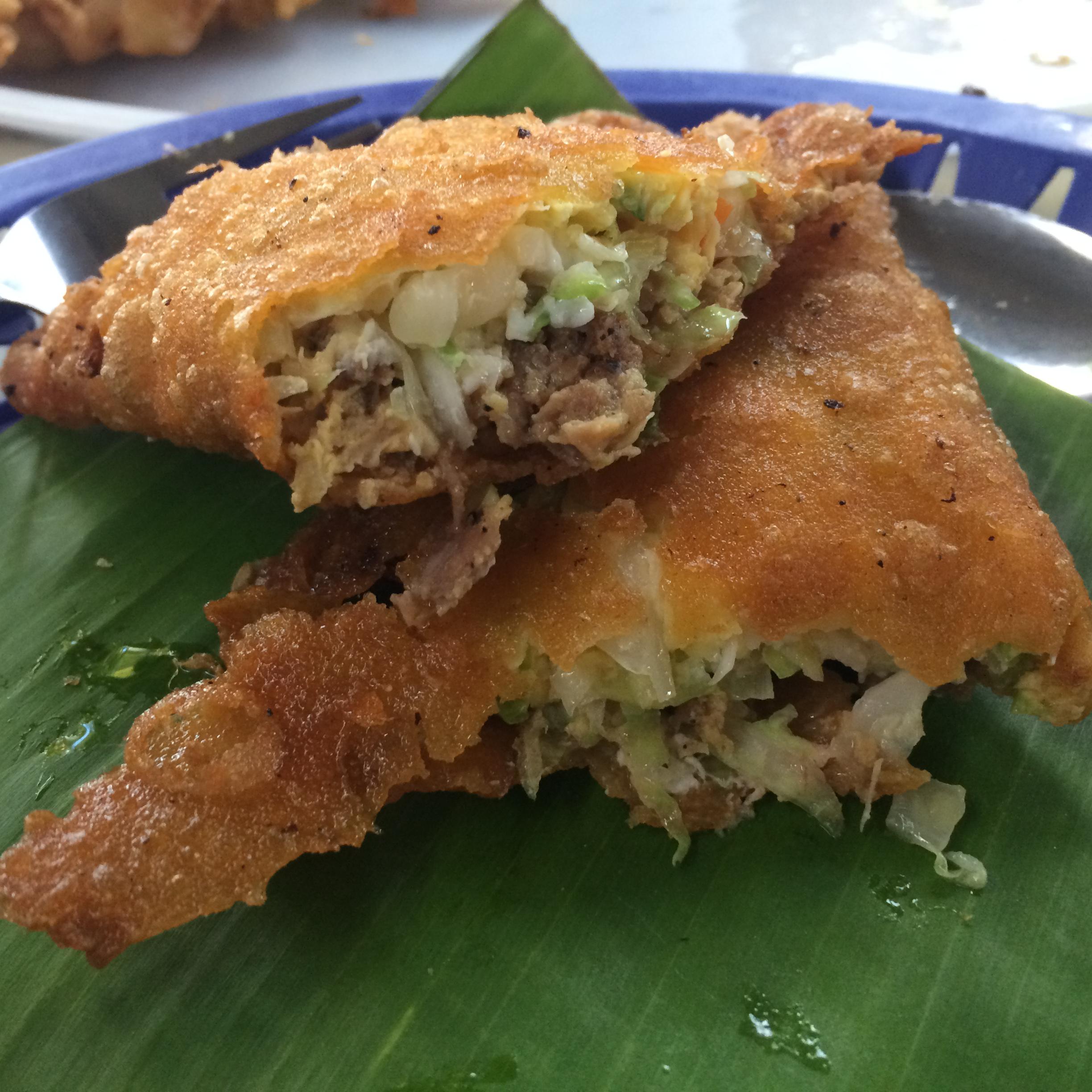 Empanadas from the Northern region of the Philippines, filled with