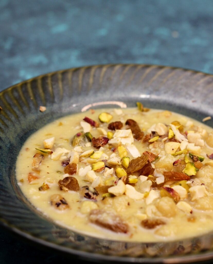 Makhana kheer/ fox nut pudding