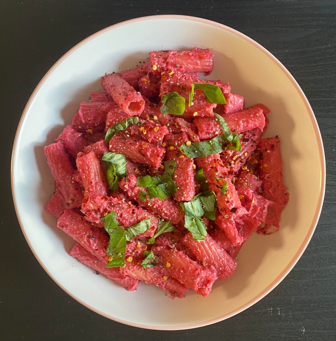 Beetroot pasta