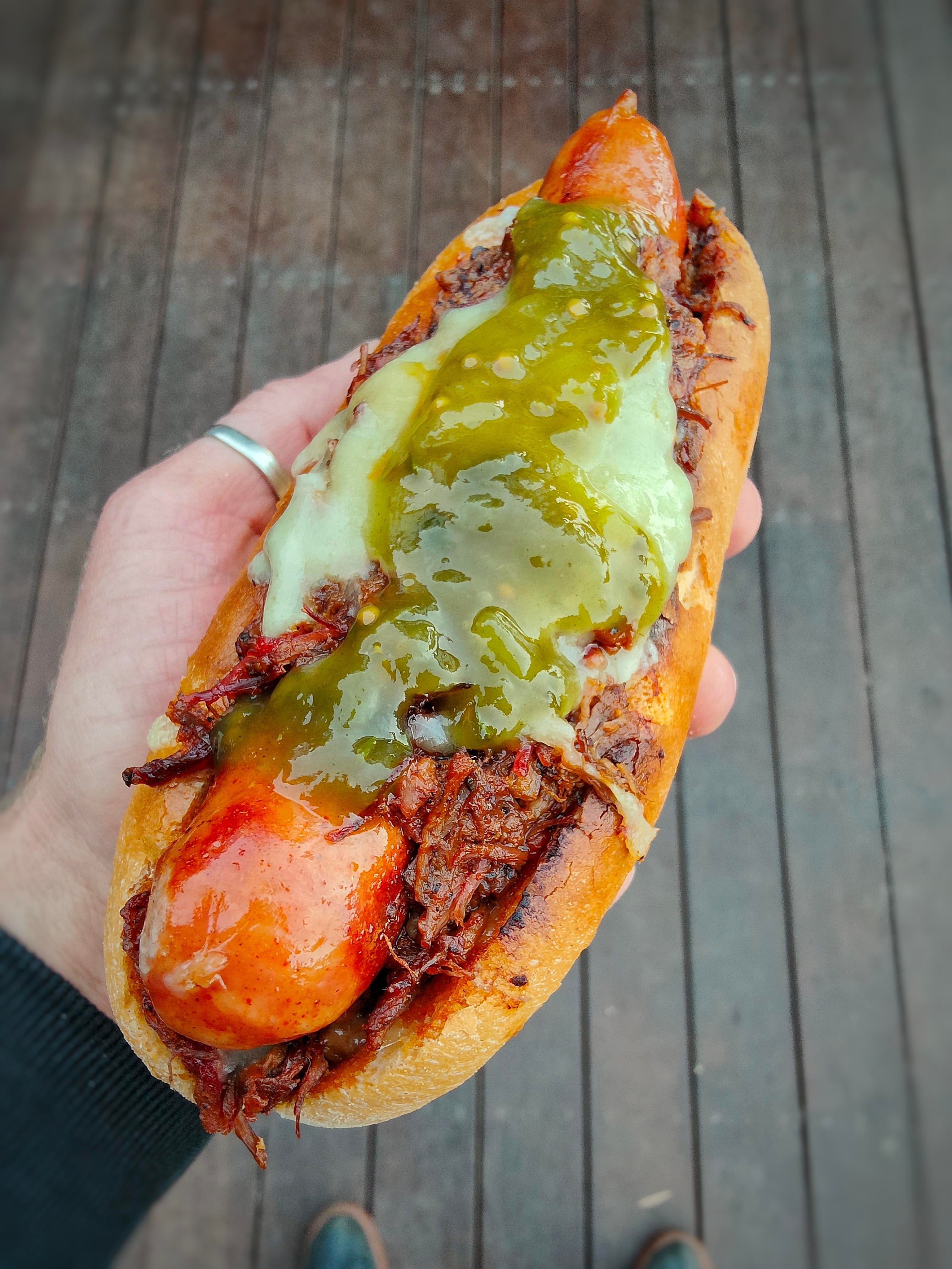 [homemade] Brisket Chilli Cheese Dawgs Dining and Cooking