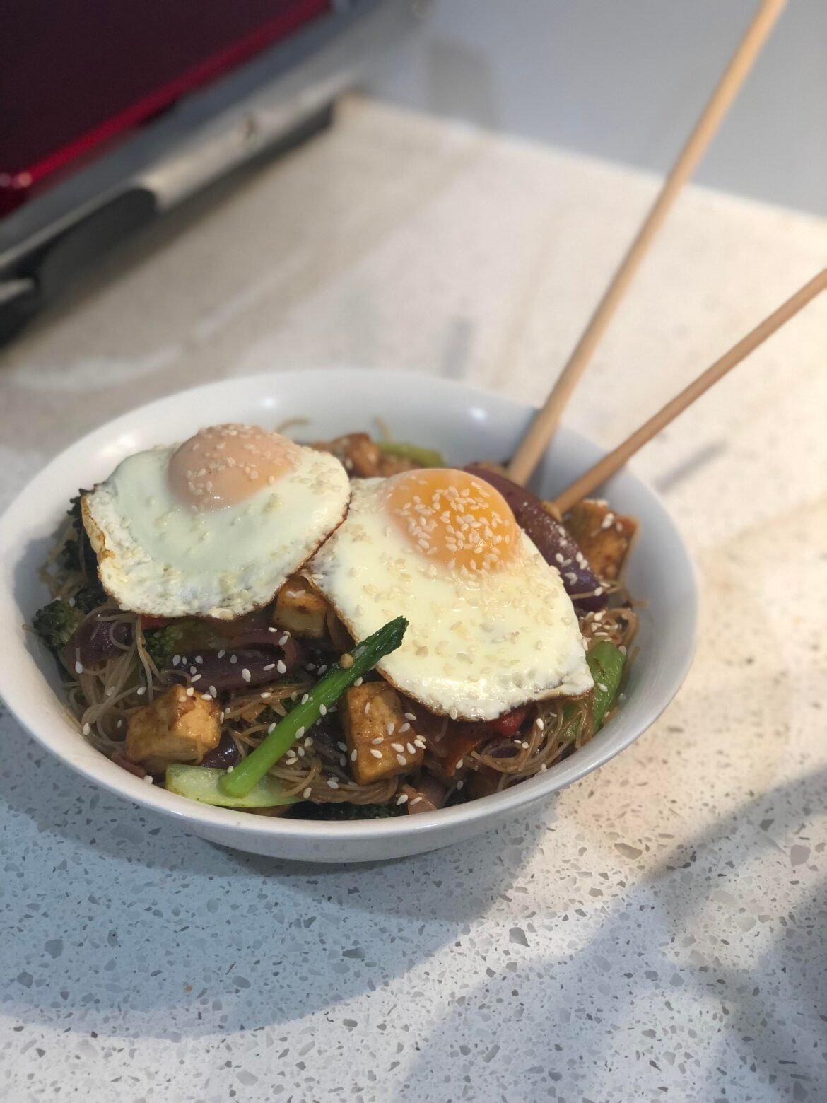 I was expecting backlash, but my tofu stir fry was met with approval. Slow and steady wins the race.