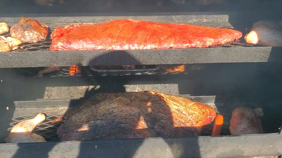 Sir, your brisket is dripping grease everywhere Dining and Cooking