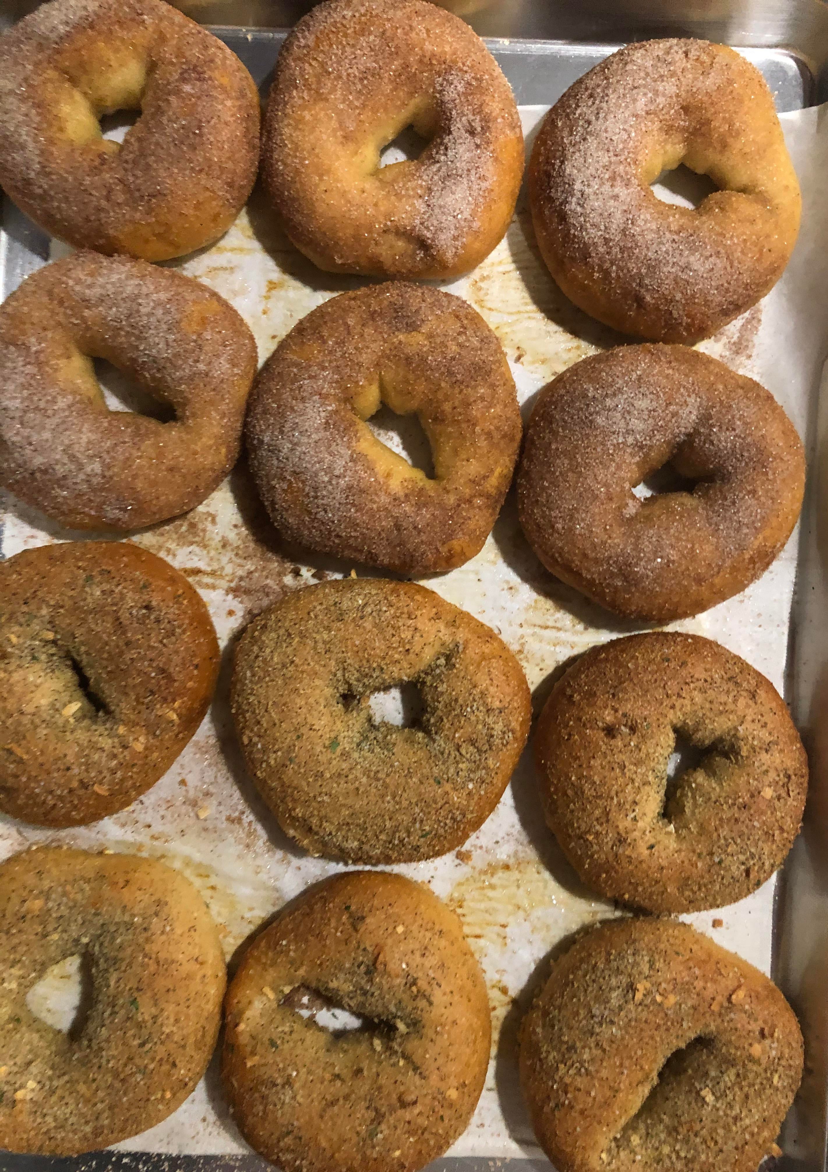 Bagels using Peter Reinhart’s recipe! Dining and Cooking
