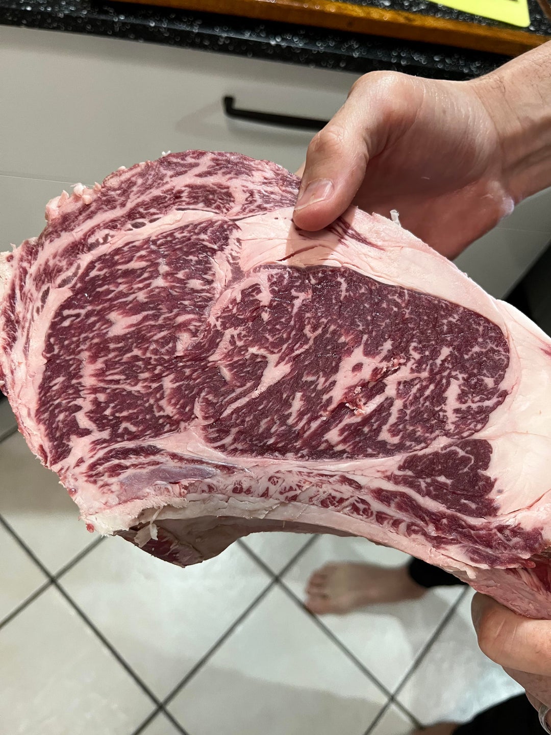 Westholme wagyu tomahawk baby!!!! Dining and Cooking